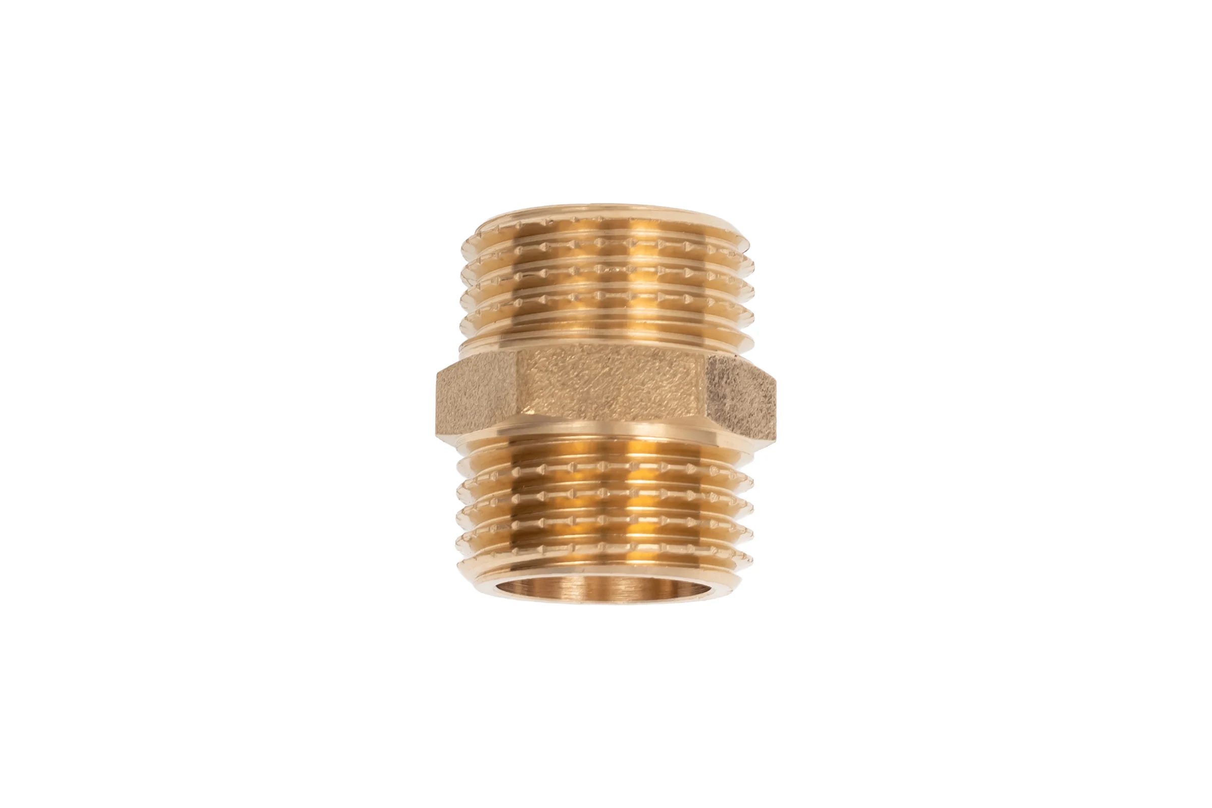 Ниппель латунный ViEir 3шт 1/2 ш × 1/2 ш (две наружные резьбы) SH33