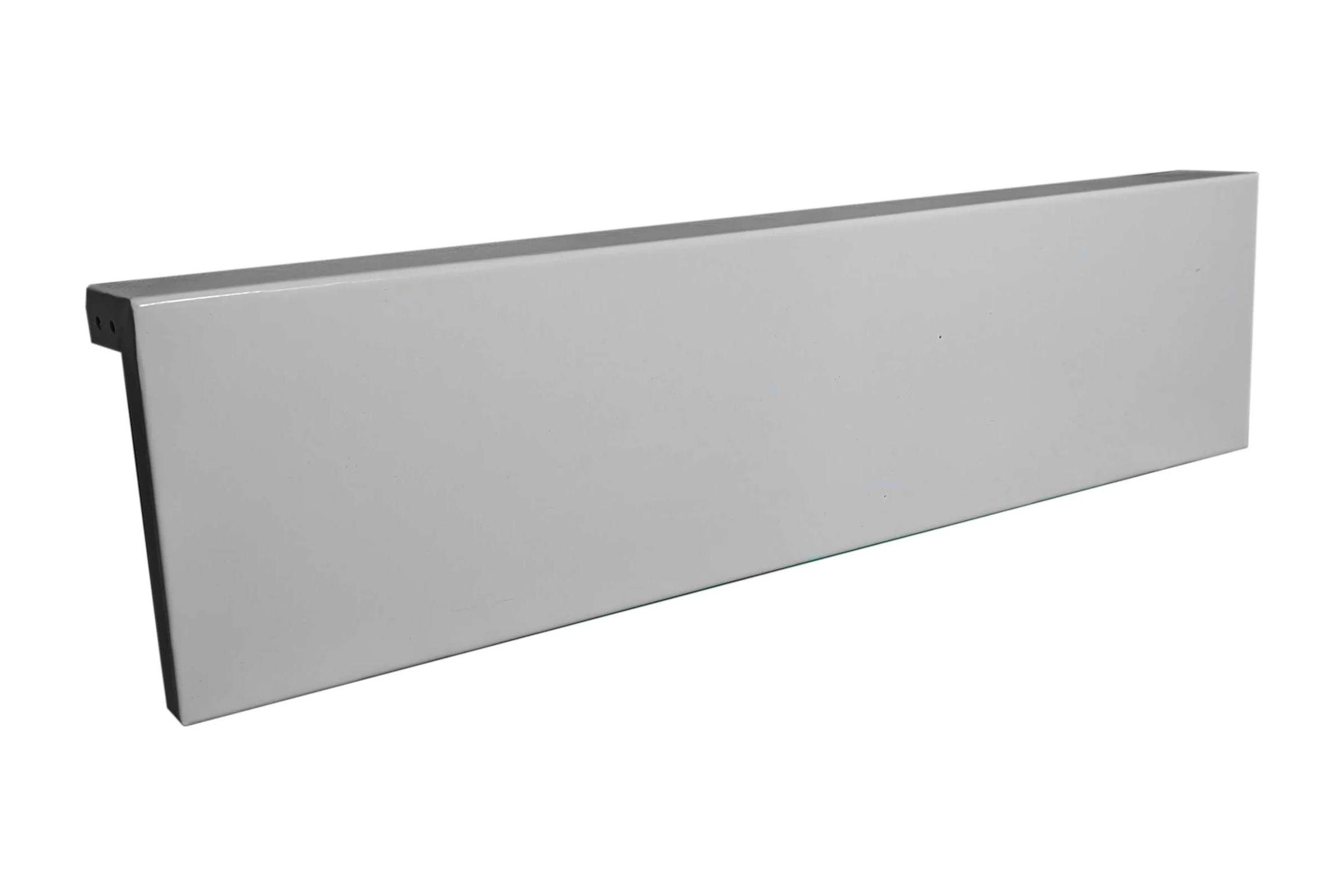 Экран на батарею ООО Вентмаркет  2000х300х150 мм разборный, без перфорированной решетки, белого цвета SC2000300