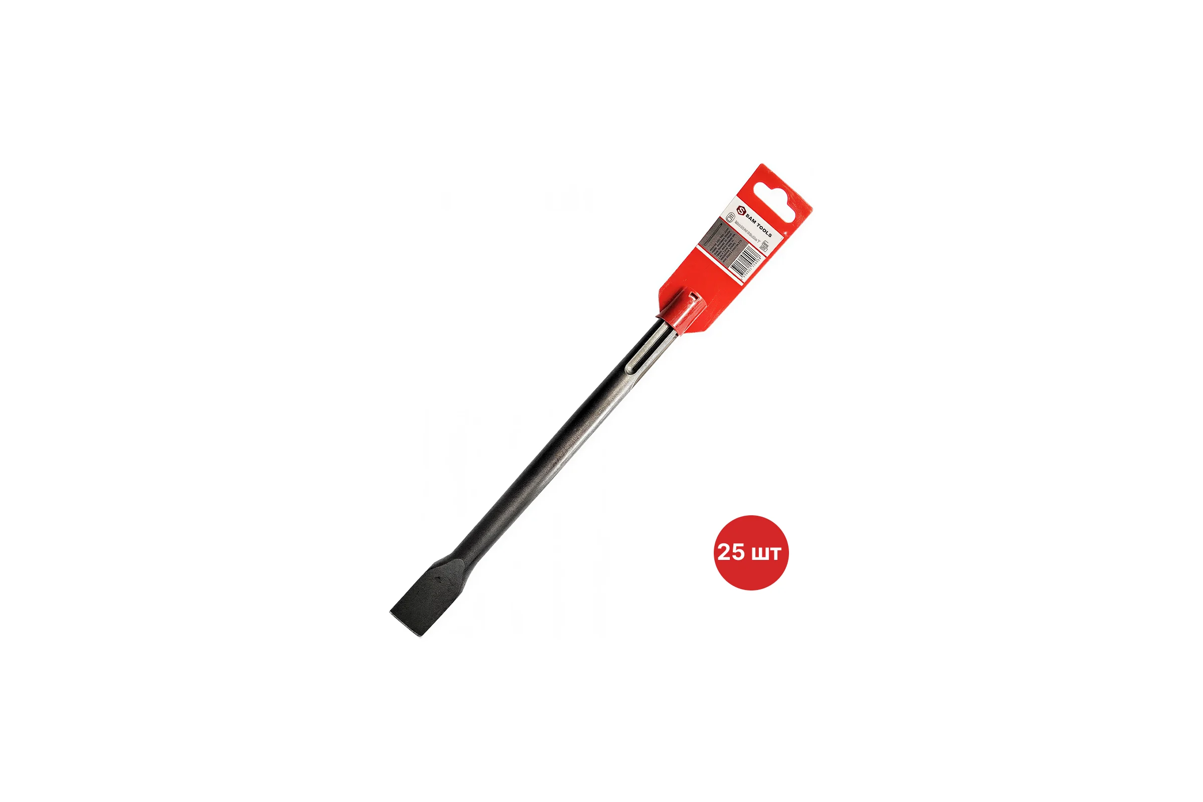 Зубило SAMGRUPP SDS-max 18х40х400 мм АРМАТА 25 шт SAMC-051140400-25