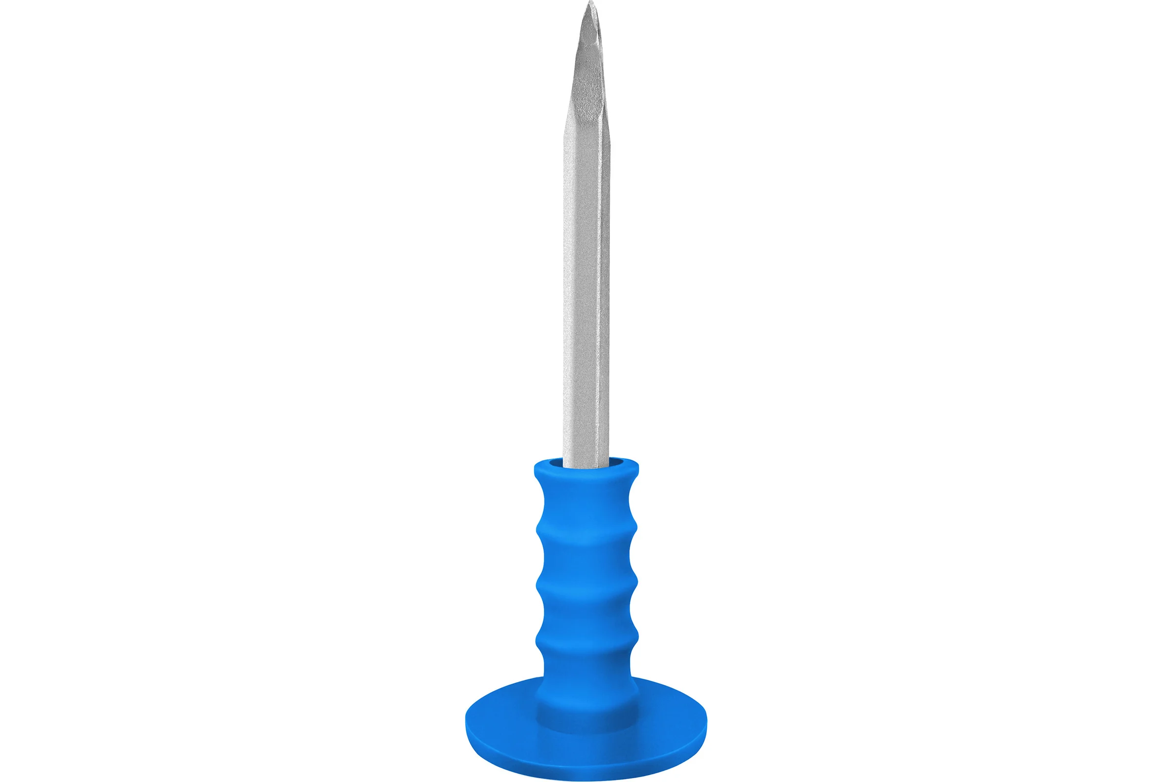 Зубило ручное с пластиковым протектором vertextools 250мм 0330-250