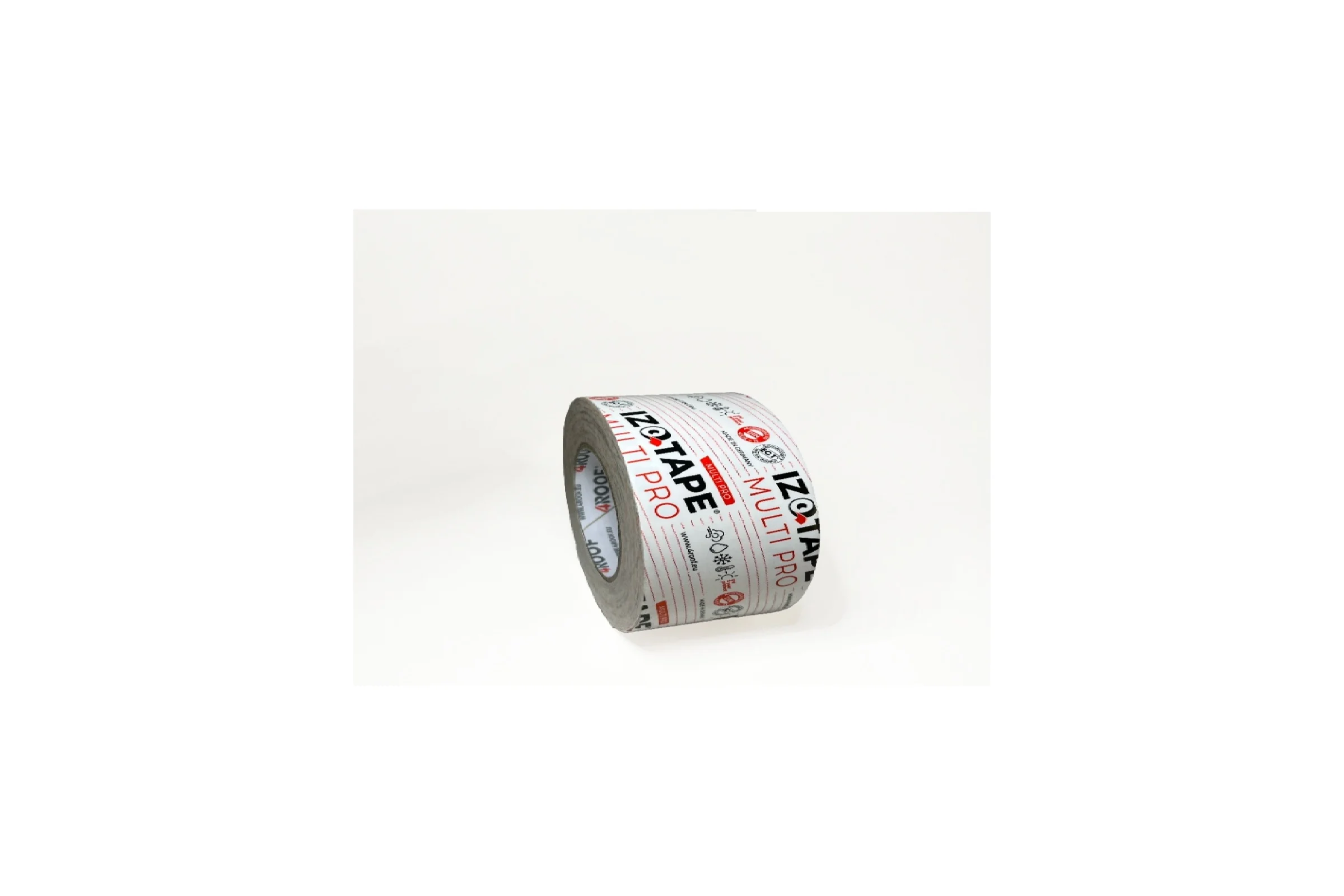 Мультифункциональная лента 4Roof IZOTAPE MULTI PRO, односторонняя клейкая лента для наружных и внутренних работ, 60 мм х 25 м, белая, 4 шт./ уп. 120330