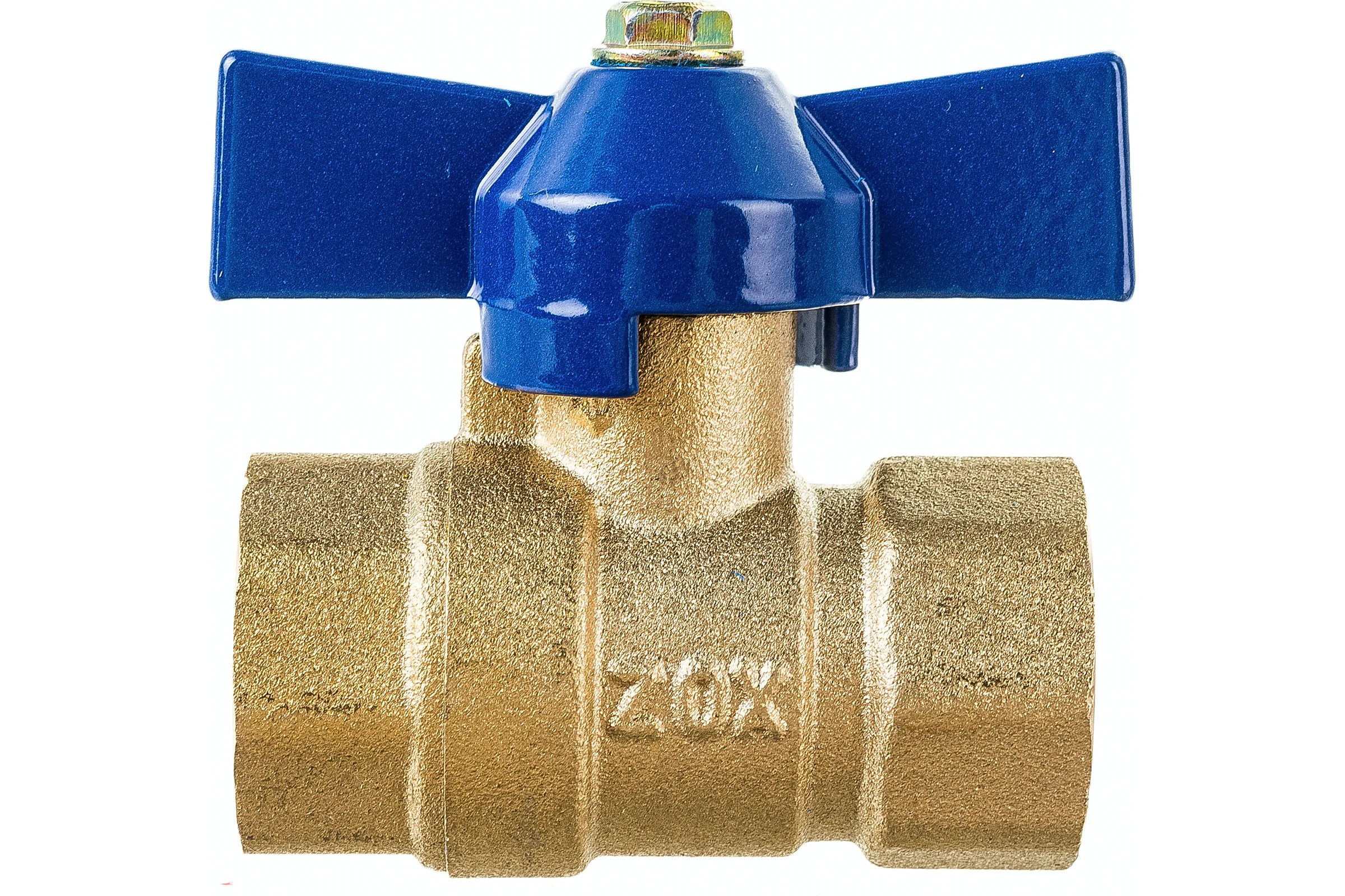 Шаровой кран ZOX 1/2'' вн/вн., бабочка 519277