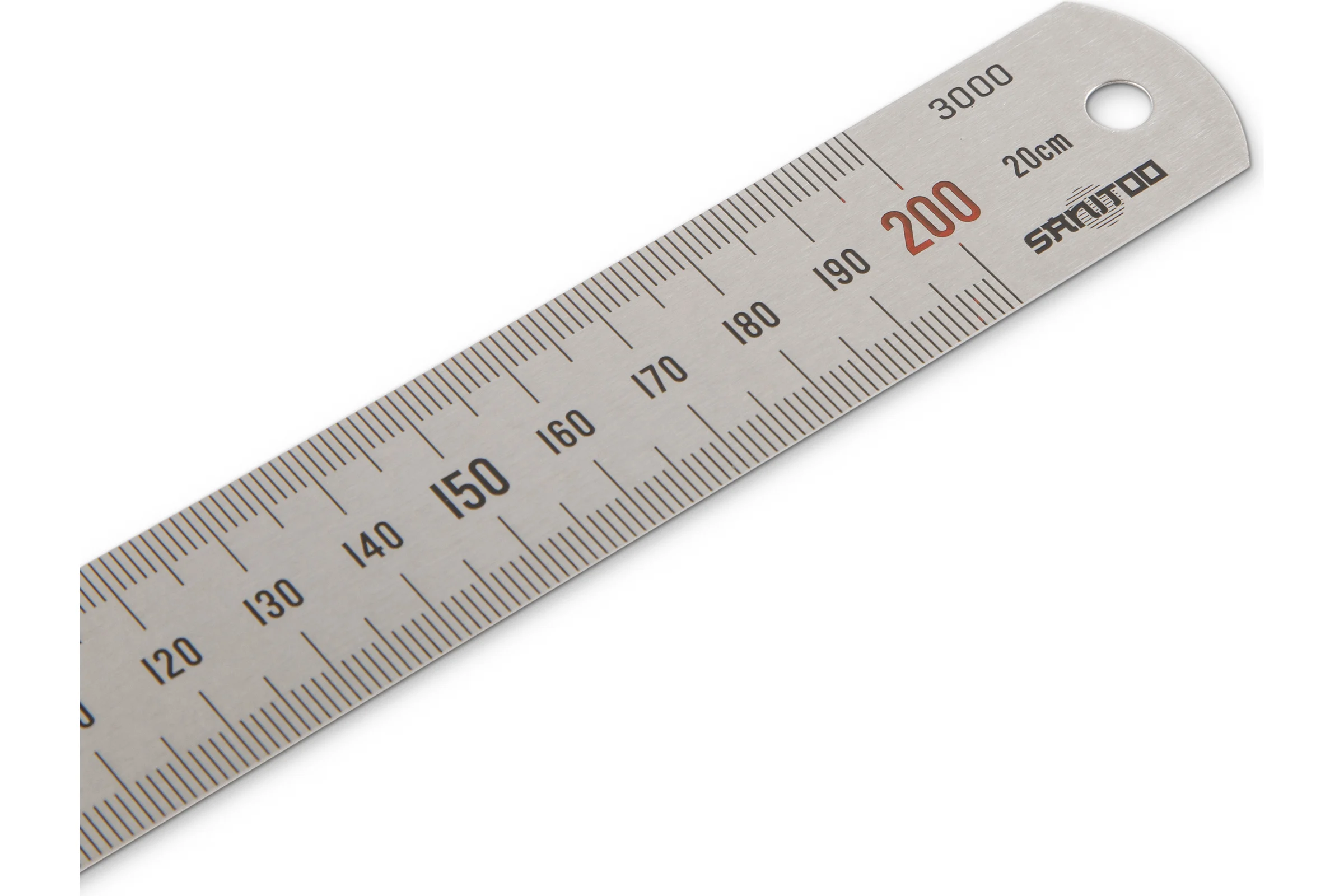 Линейка Sanitoo металлическая, 20 см 3000