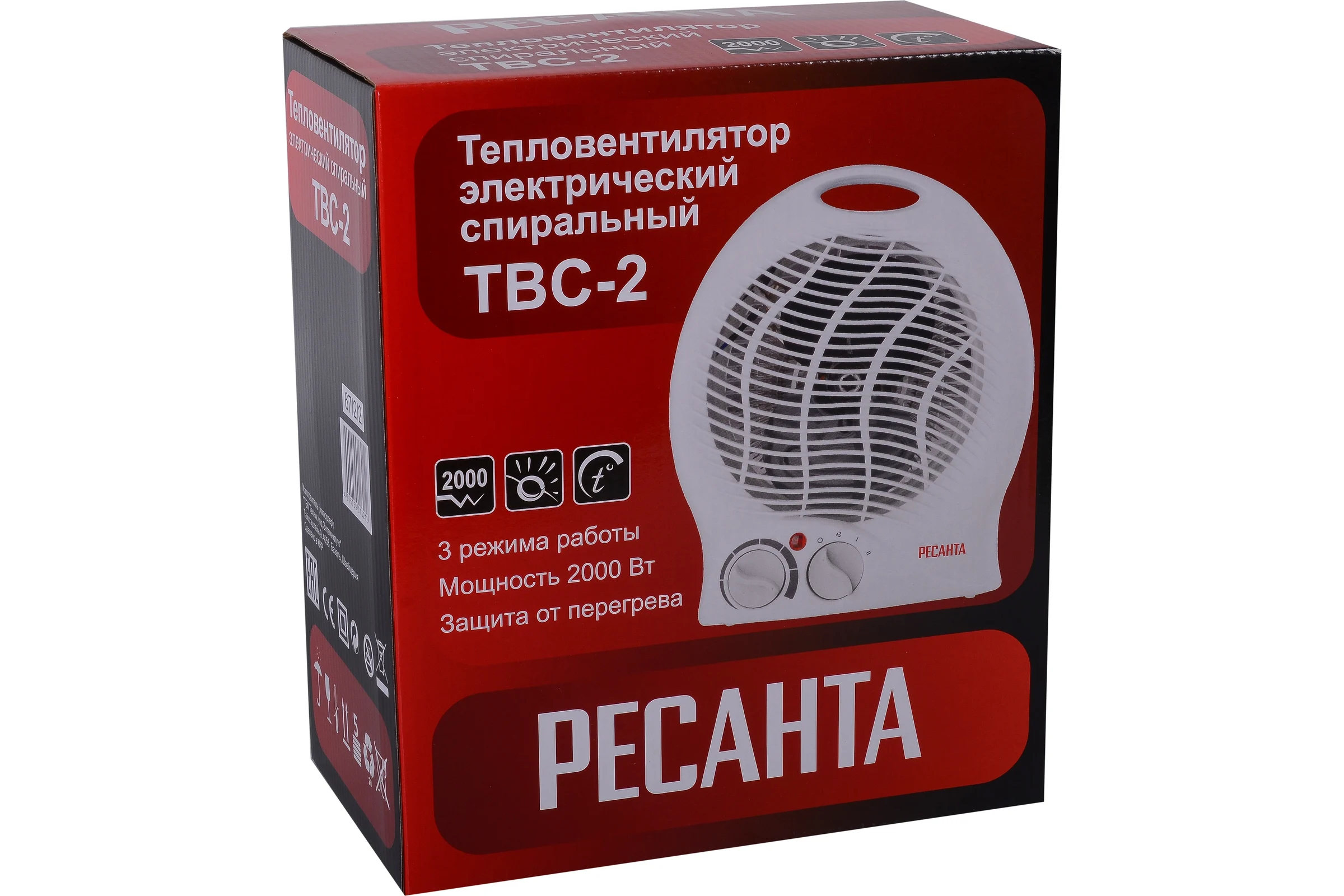 Тепловентилятор Ресанта ТВС-2 67/2/2