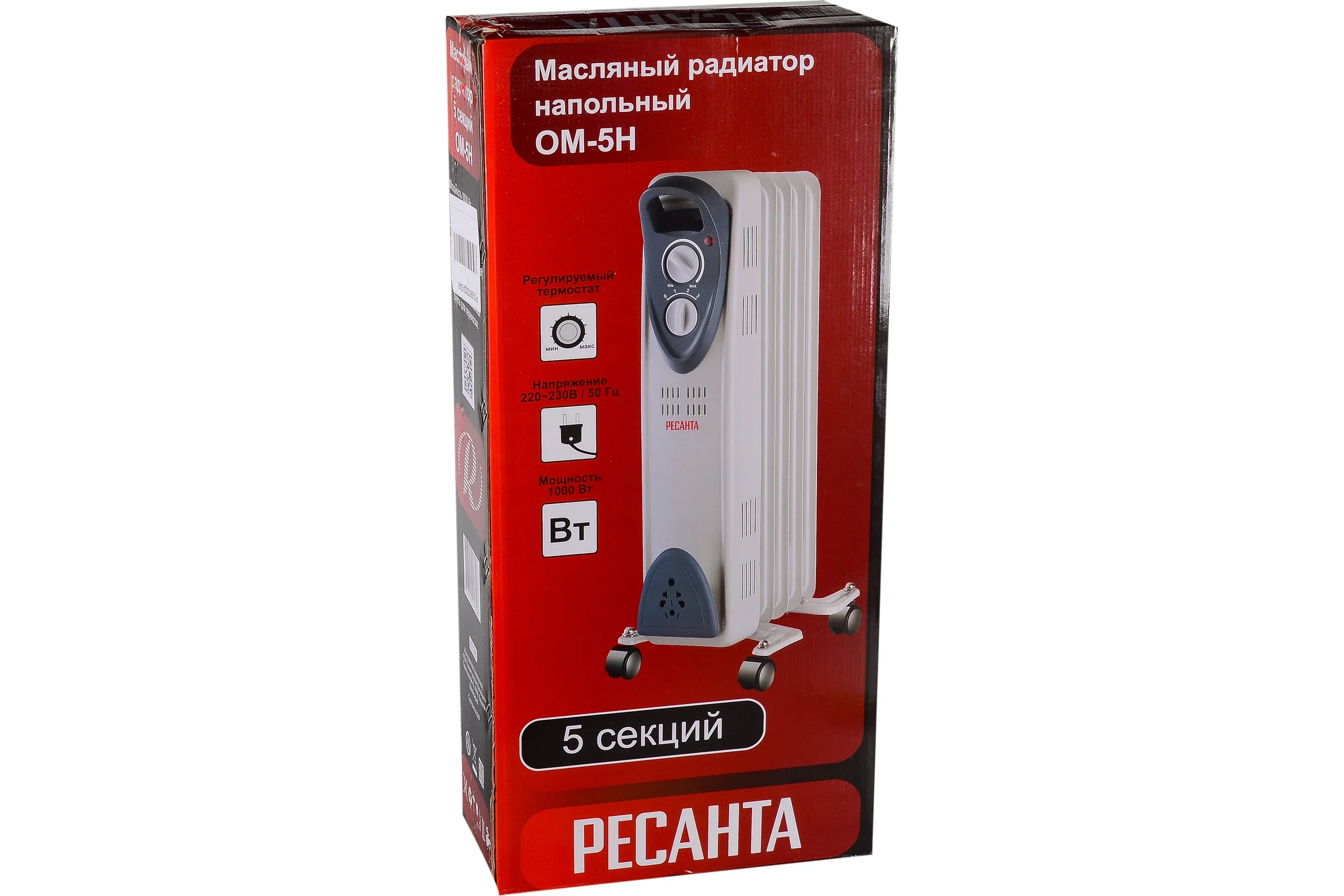 Масляный радиатор Ресанта ОМ-5Н 67/3/6