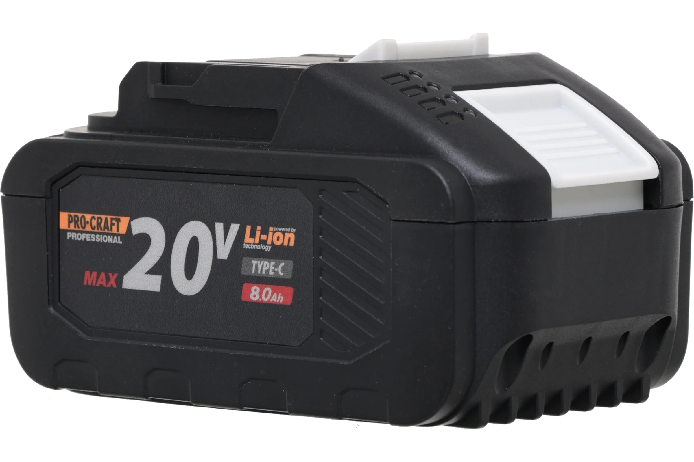 Батарея аккумуляторная PROCRAFT BAT20/8  Li-Ion 20В 8Ач, type-c BAT20/8C