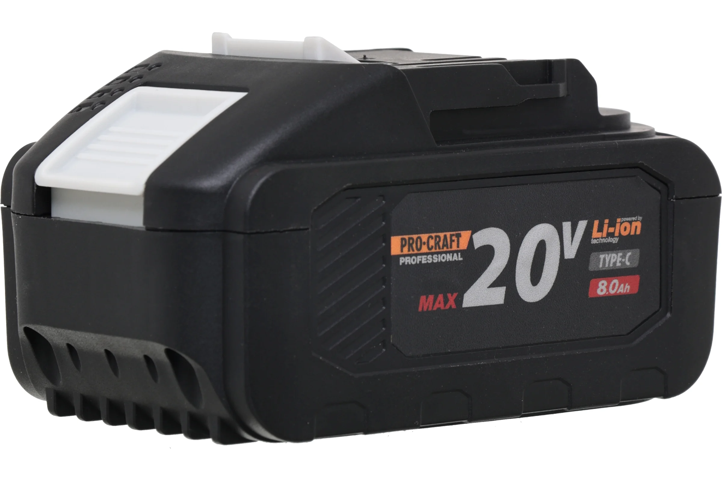 Батарея аккумуляторная PROCRAFT BAT20/8  Li-Ion 20В 8Ач, type-c BAT20/8C