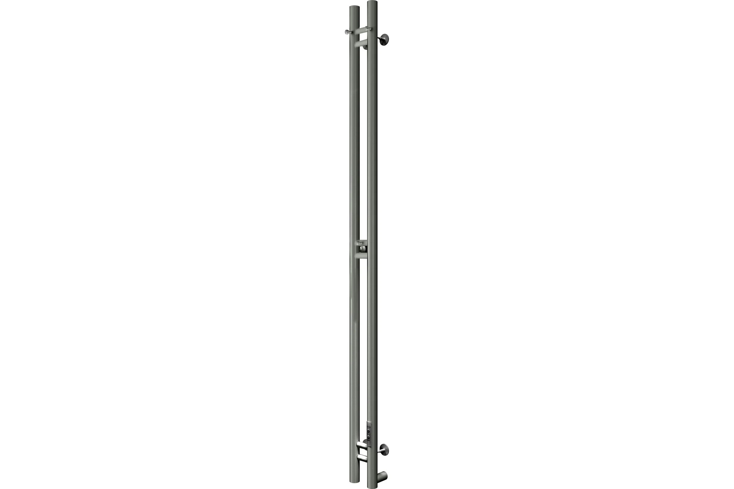 Полотенцесушитель электрический Comfysan с/т Alto EC-2 120/10, ТИТАНОВЫЙ ГРАФИТ RAL правый тэн 018238