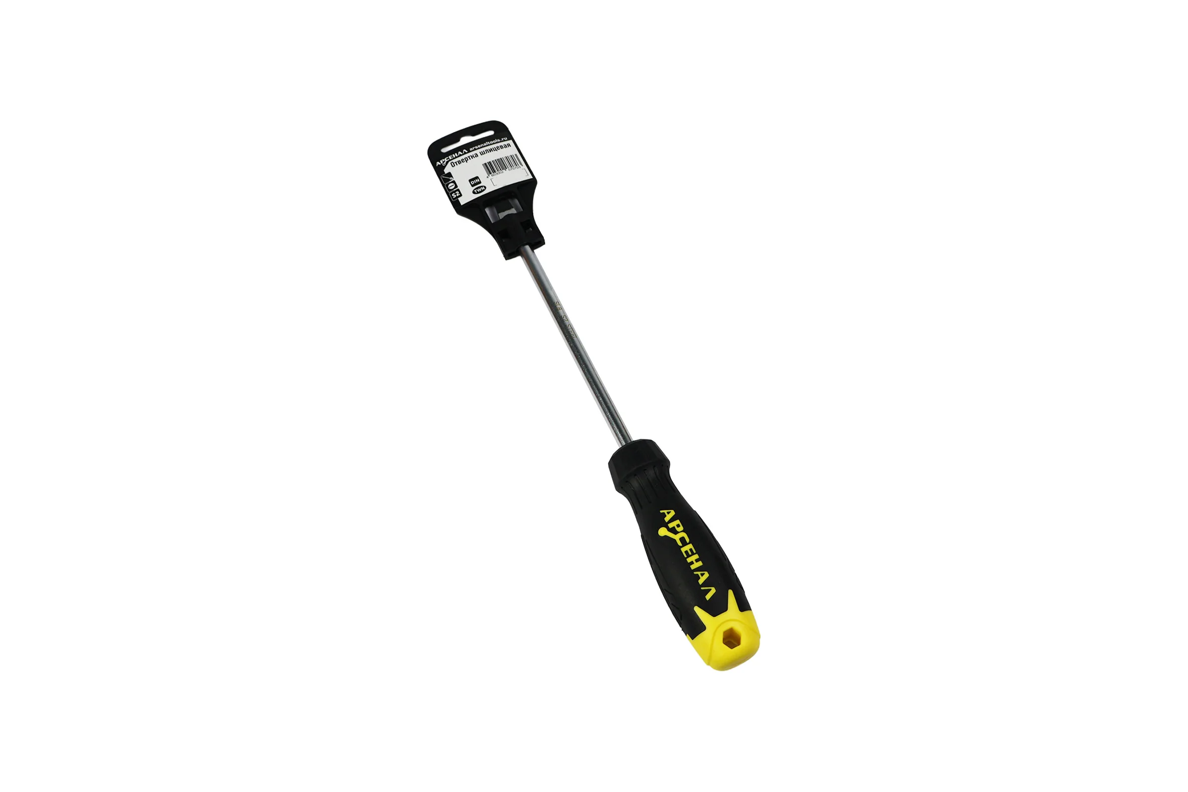Отвертка шлицевая Арсенал SL.8*150мм 1шт. 8900430