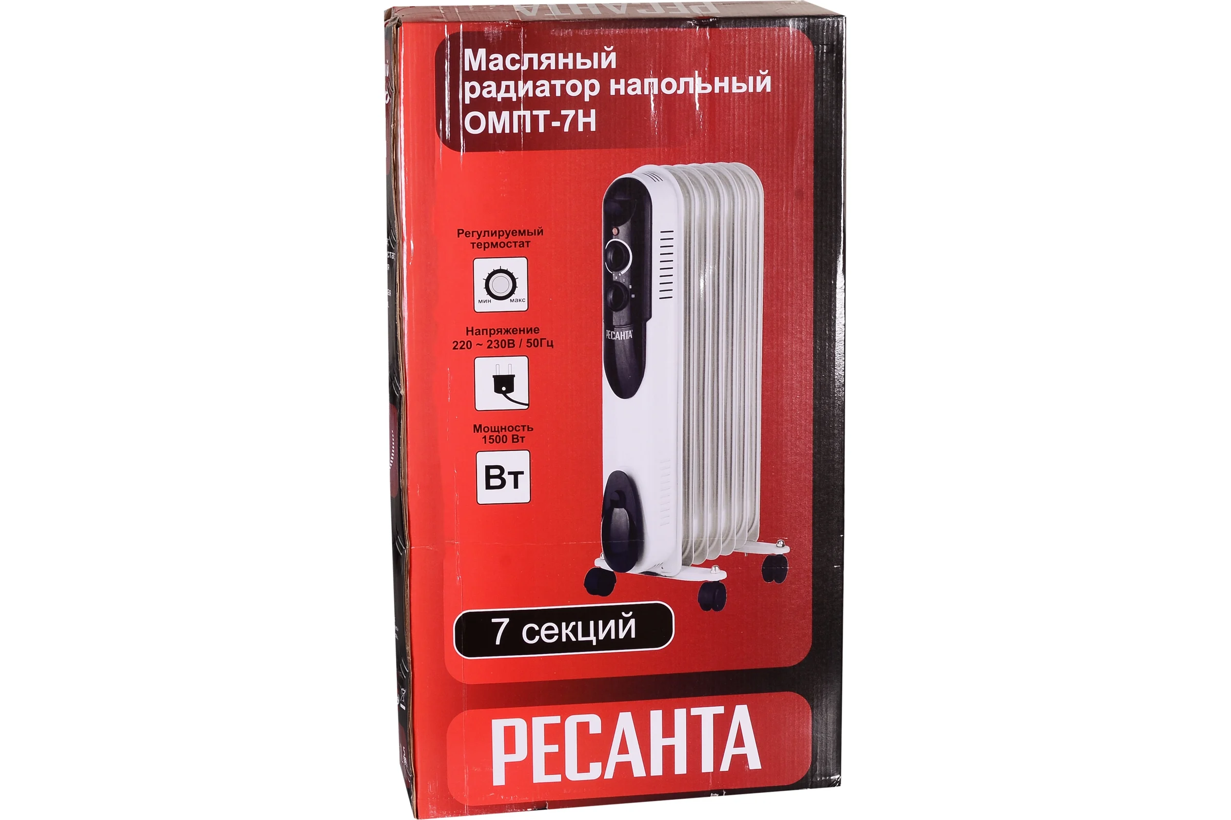 Масляный радиатор Ресанта ОМПТ-7Н 67/3/3