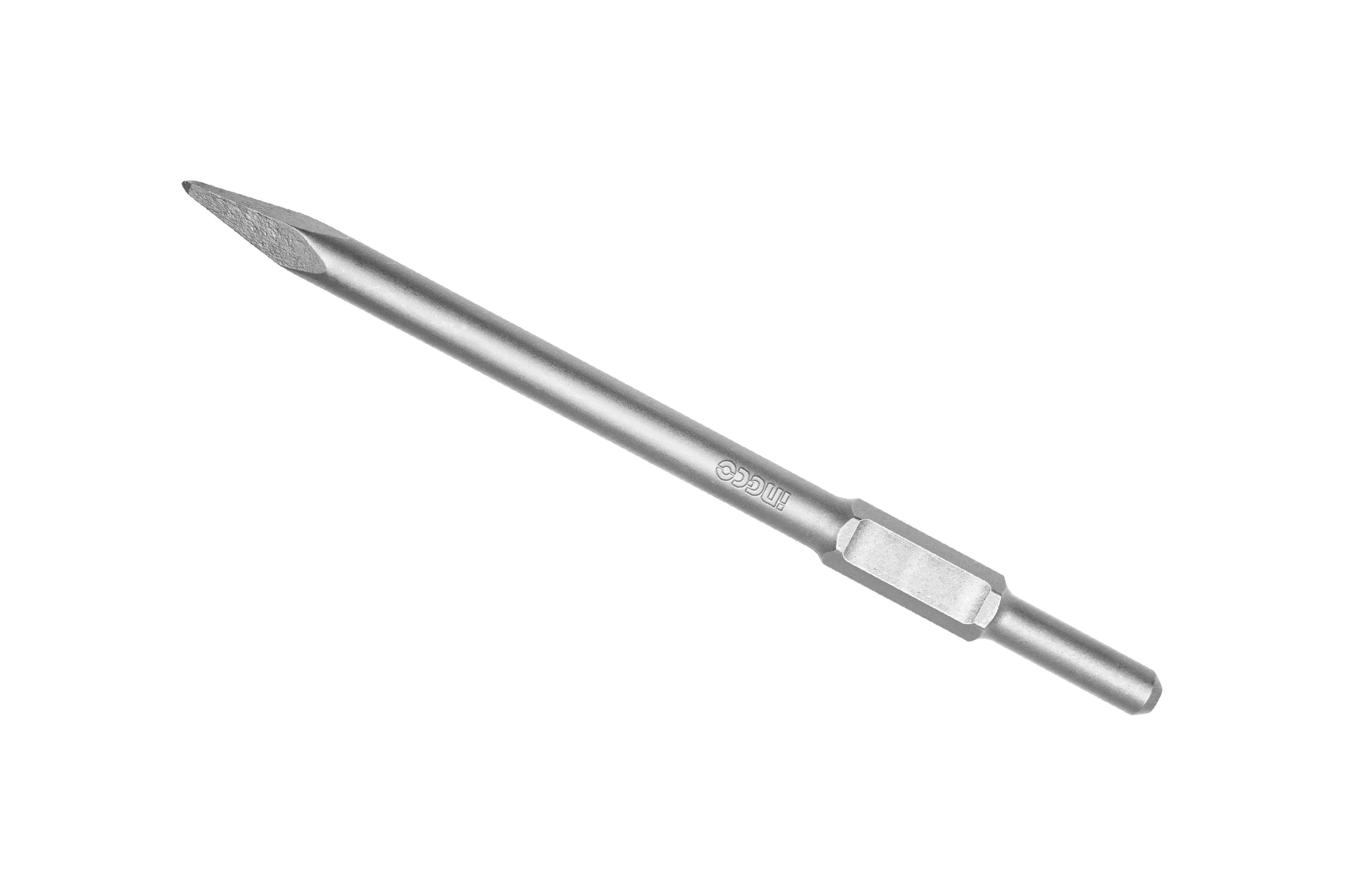 Зубило пикообразное INGCO Hex 30x400 мм INDUSTRIAL DBC03340011