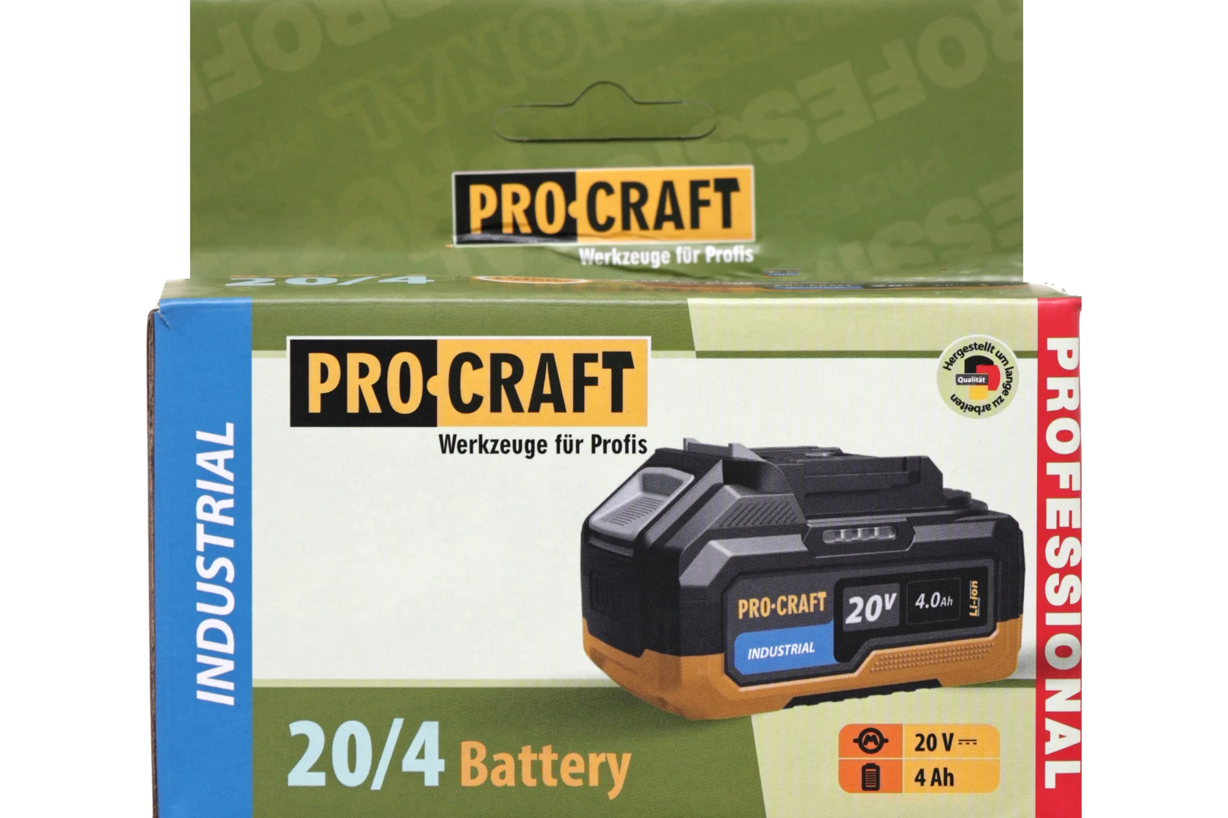Батарея аккумуляторная PROCRAFT Li-Ion 20В 4Ач BAT20/4 Industrial