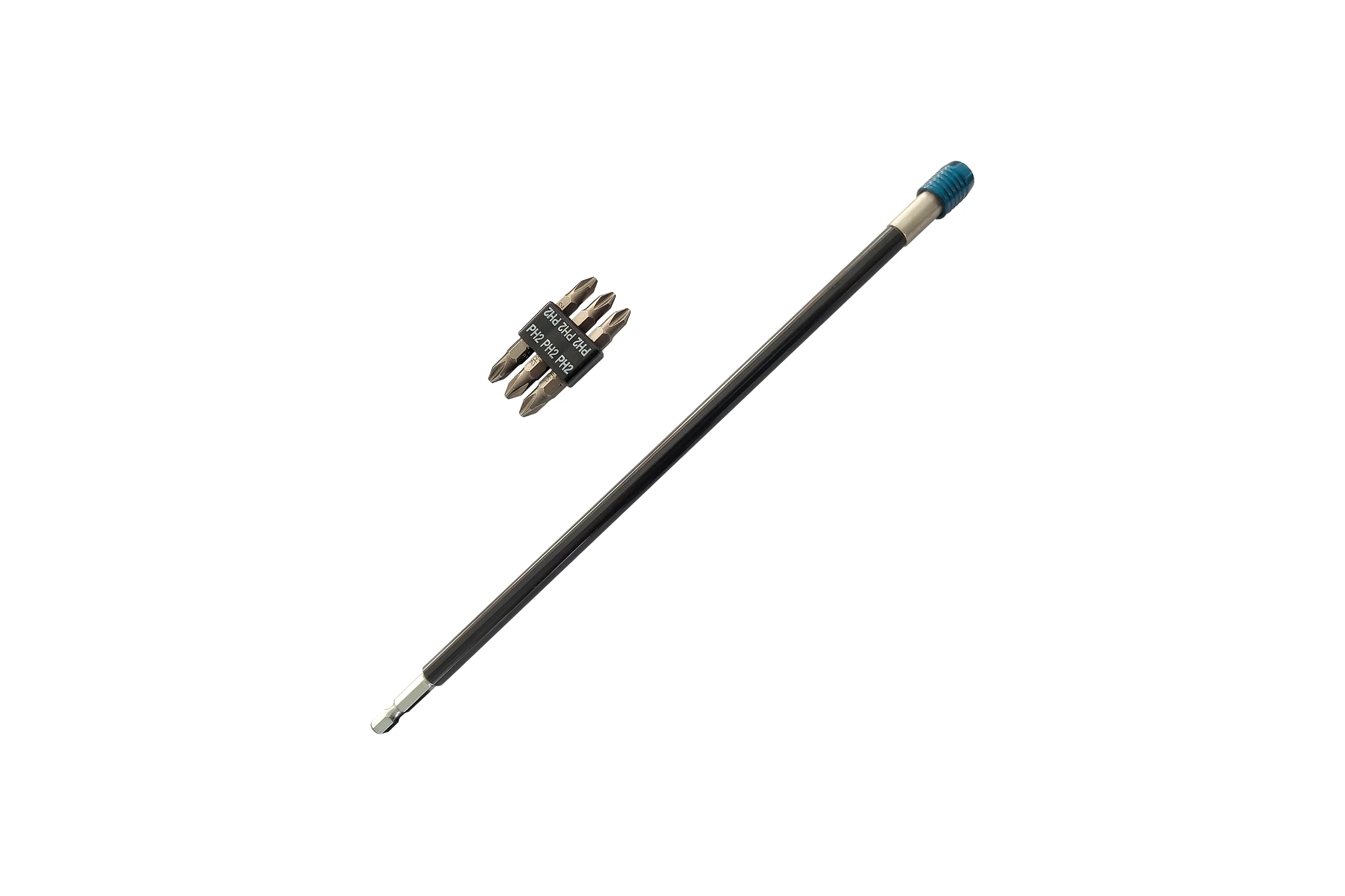 Биты Scheppach PH2 1/4х25мм с битодержателем, набор 7 предметов Sch-HW-S7(63759)
