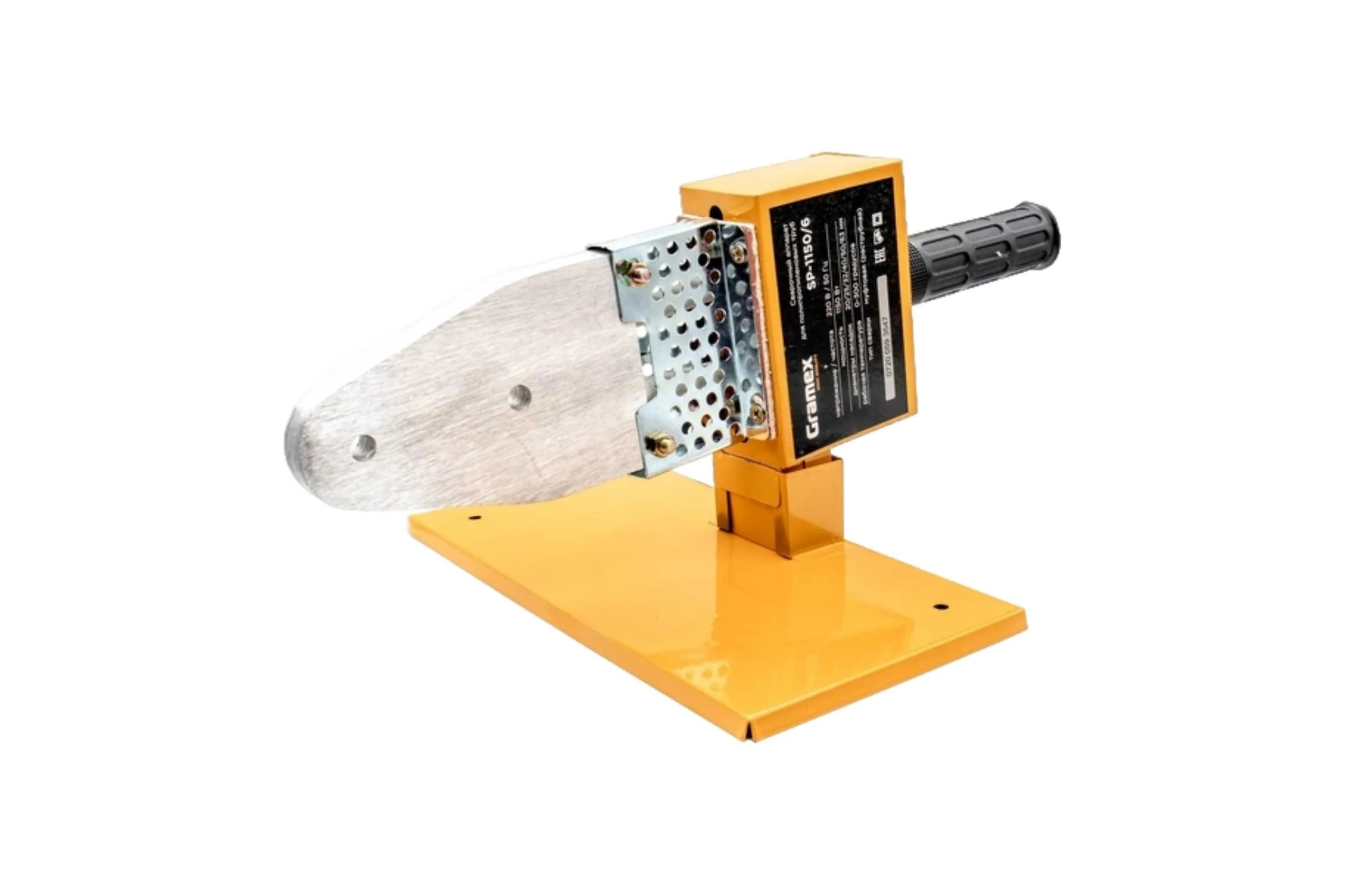 Сварочный аппарат Gramex полипропиленовый SP-1150/6 (1150Вт, Насадки 20,25,32,40,50,63) (1/10) 003442