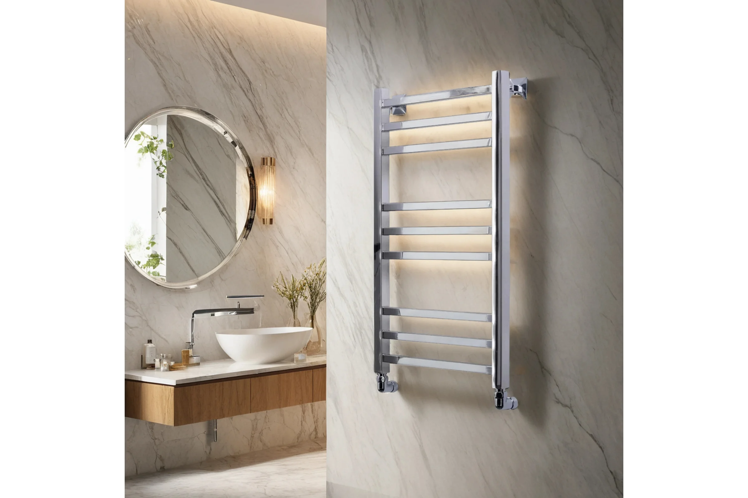 Полотенцесушитель водяной Comfysan Pioli-K W-8 80/40, хром 014261
