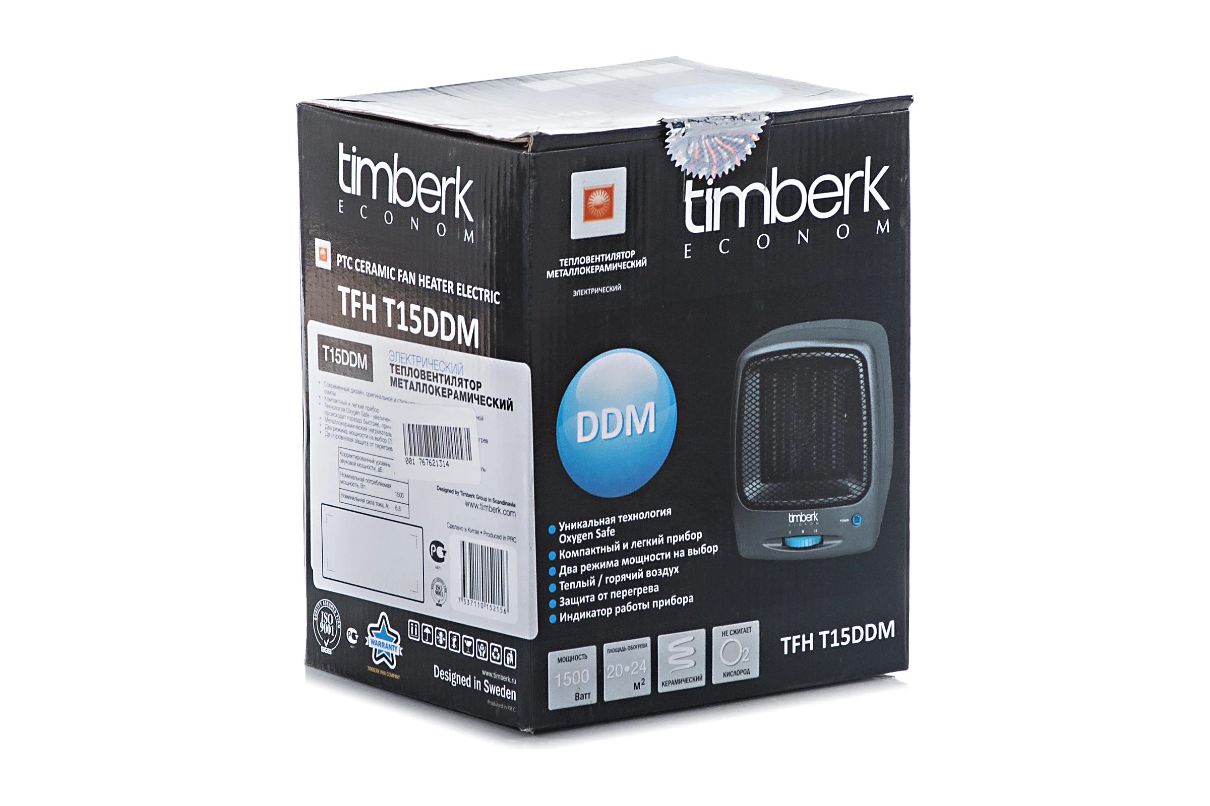 Тепловентилятор Timberk TFH T15DDM