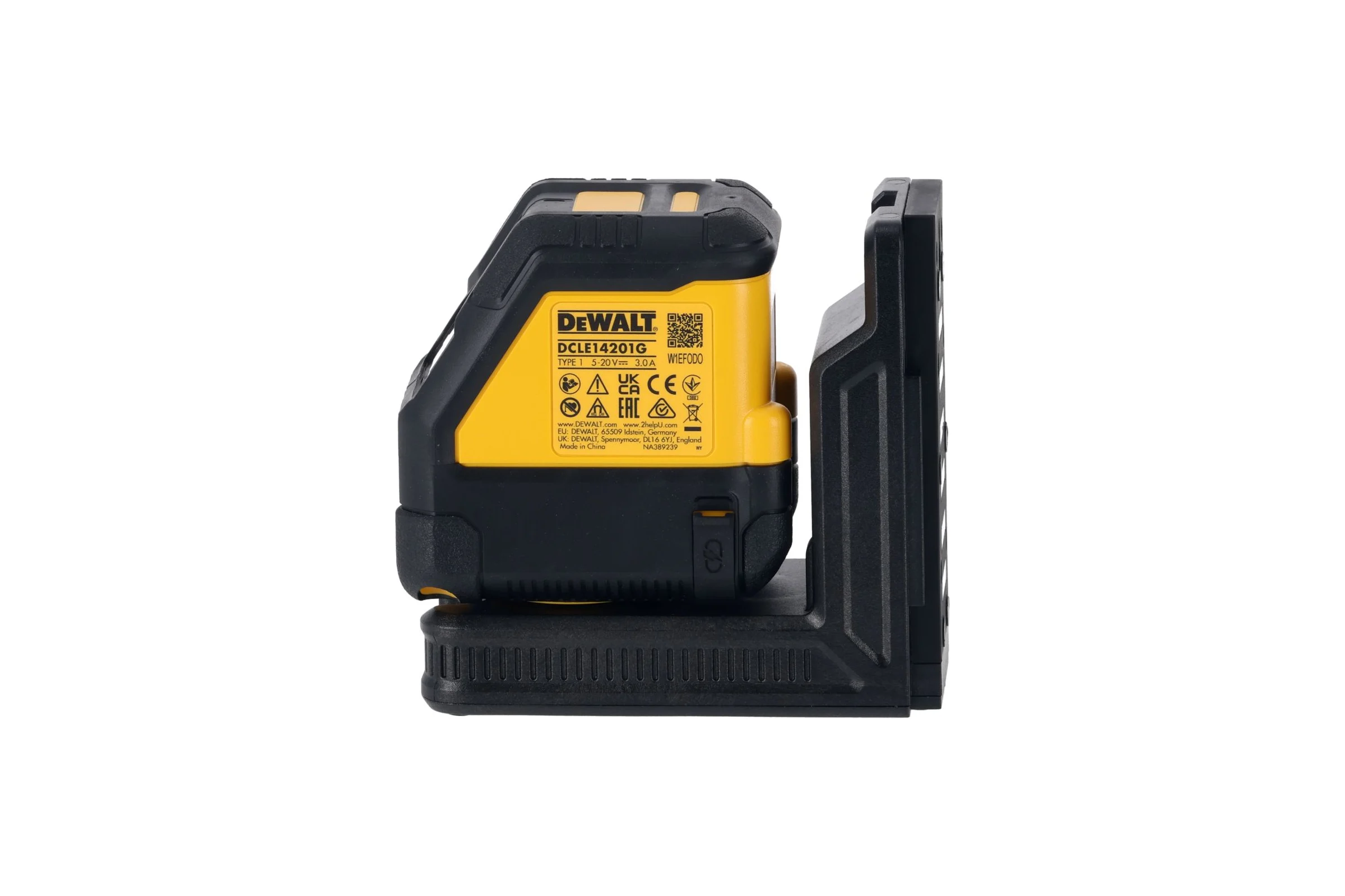 Аккумуляторный лазерный нивелир DEWALT DCLE14201GB, зеленый луч, 45м, со встроенной АКБ, в чехле DCLE14201GB-XJ