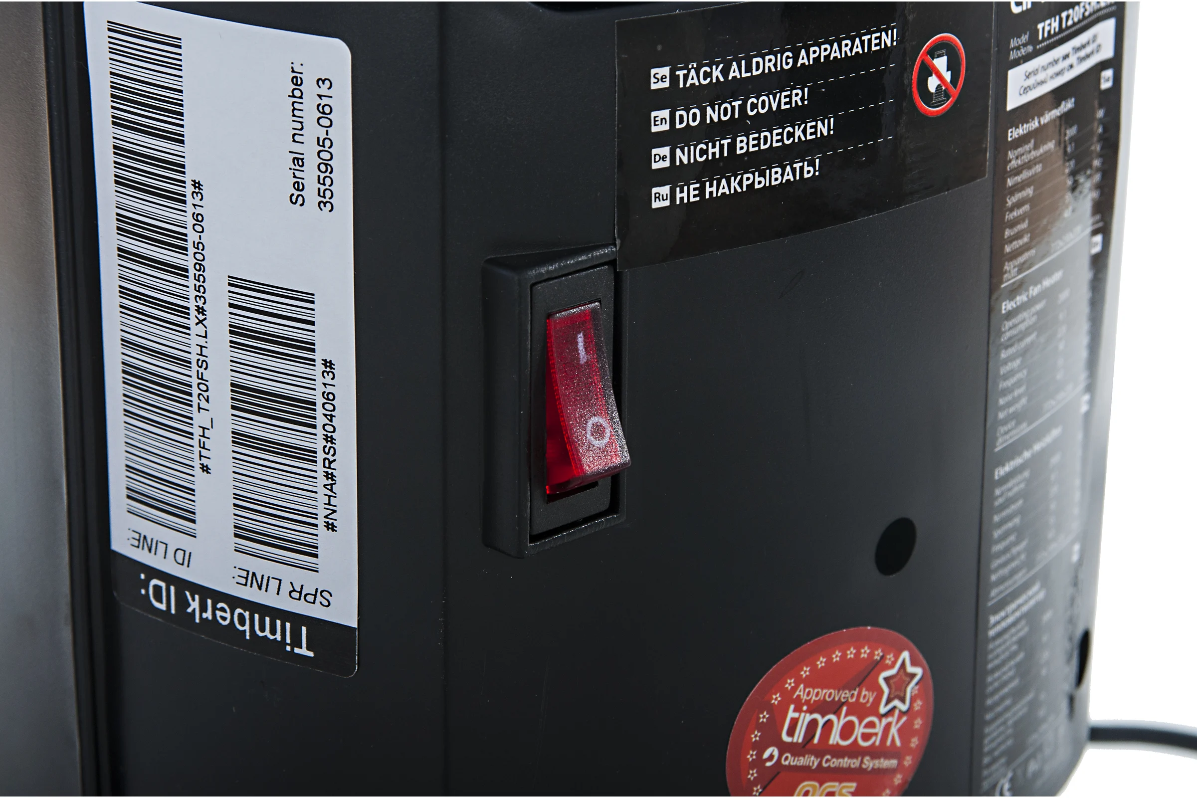 Тепловентилятор Timberk TFH T20FSH.LX