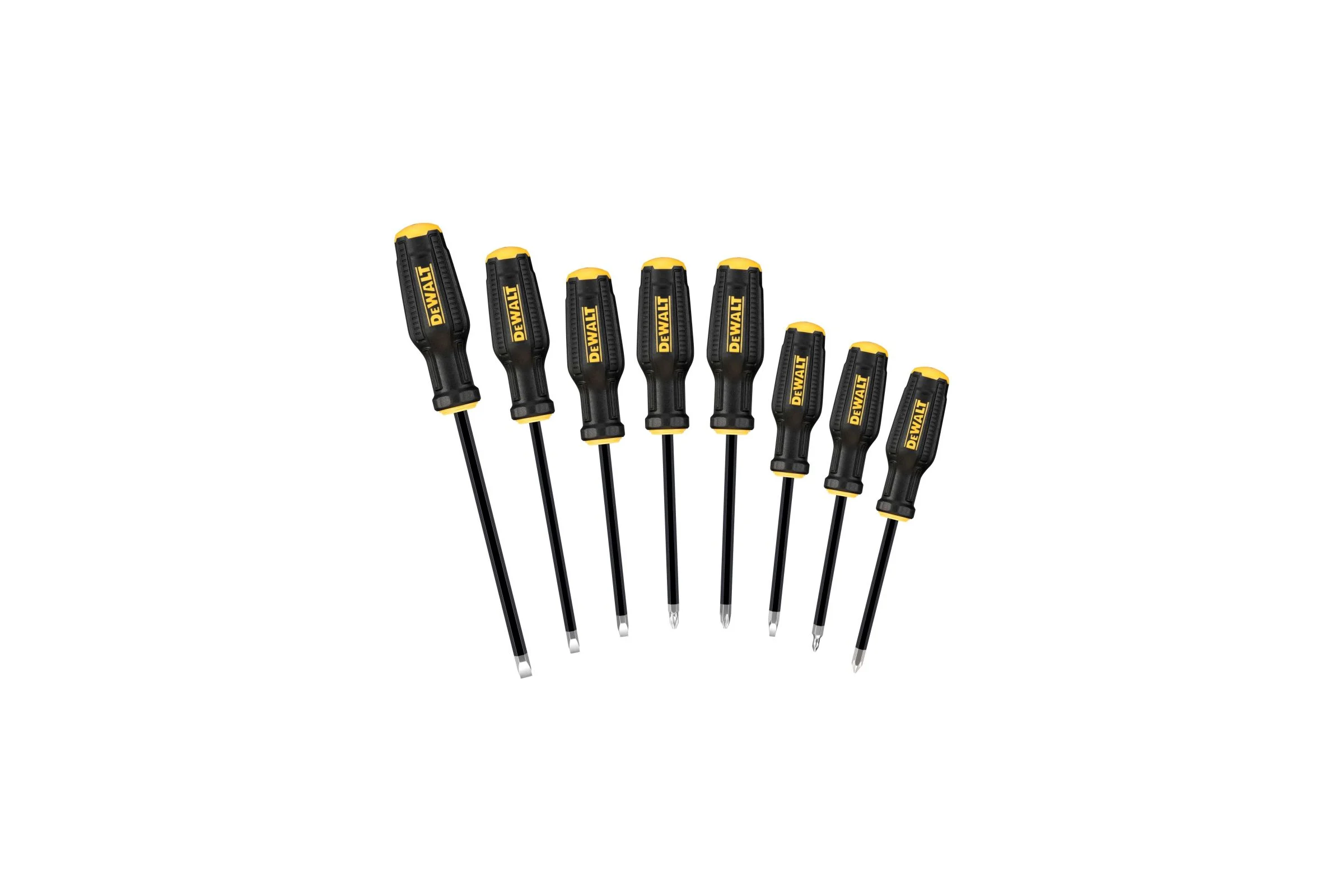 Набор отверток Dewalt TOUGHSERIES , PH/PZ/SL, 8 шт. DWHT65102-0
