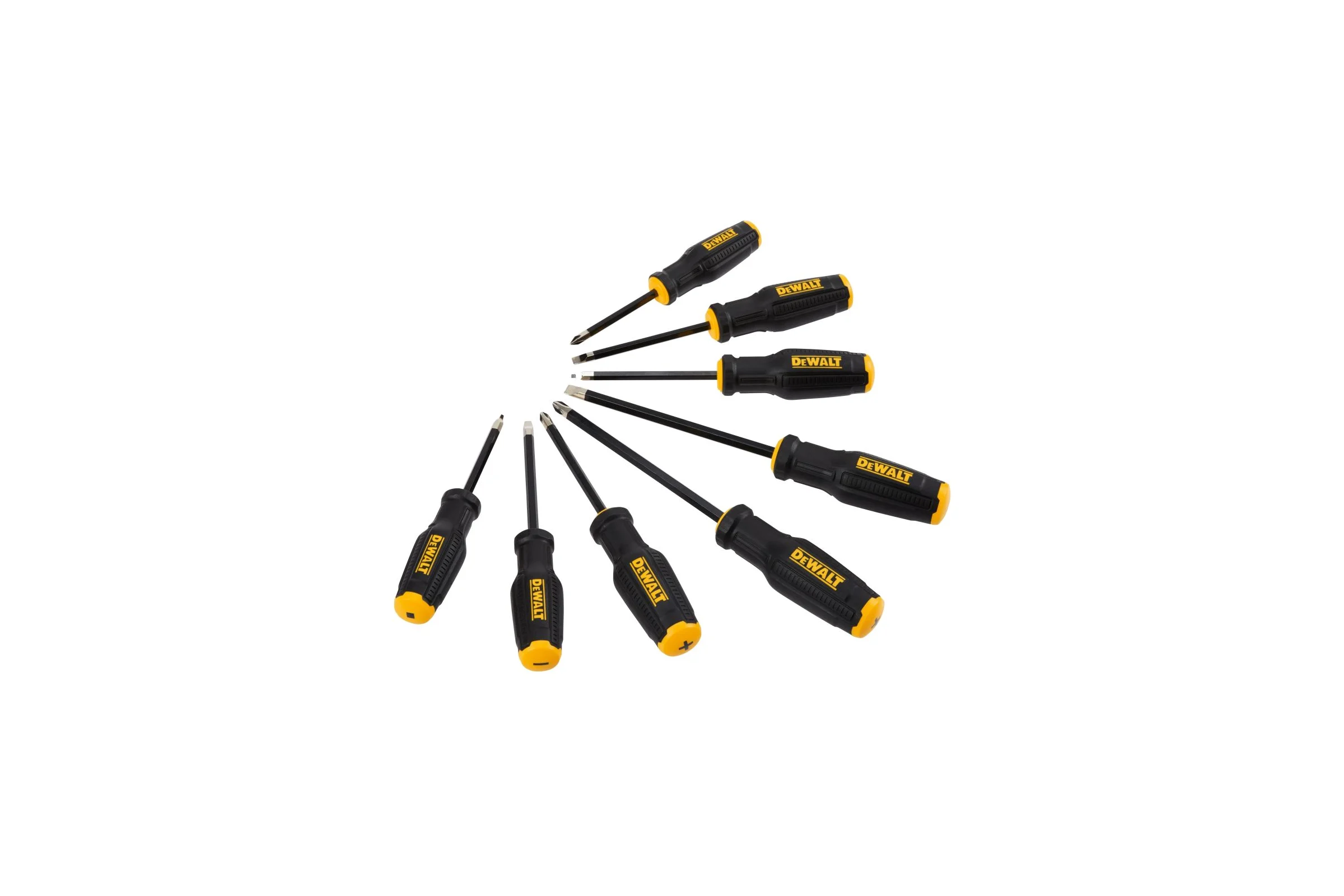Набор отверток Dewalt TOUGHSERIES , PH/PZ/SL, 8 шт. DWHT65102-0
