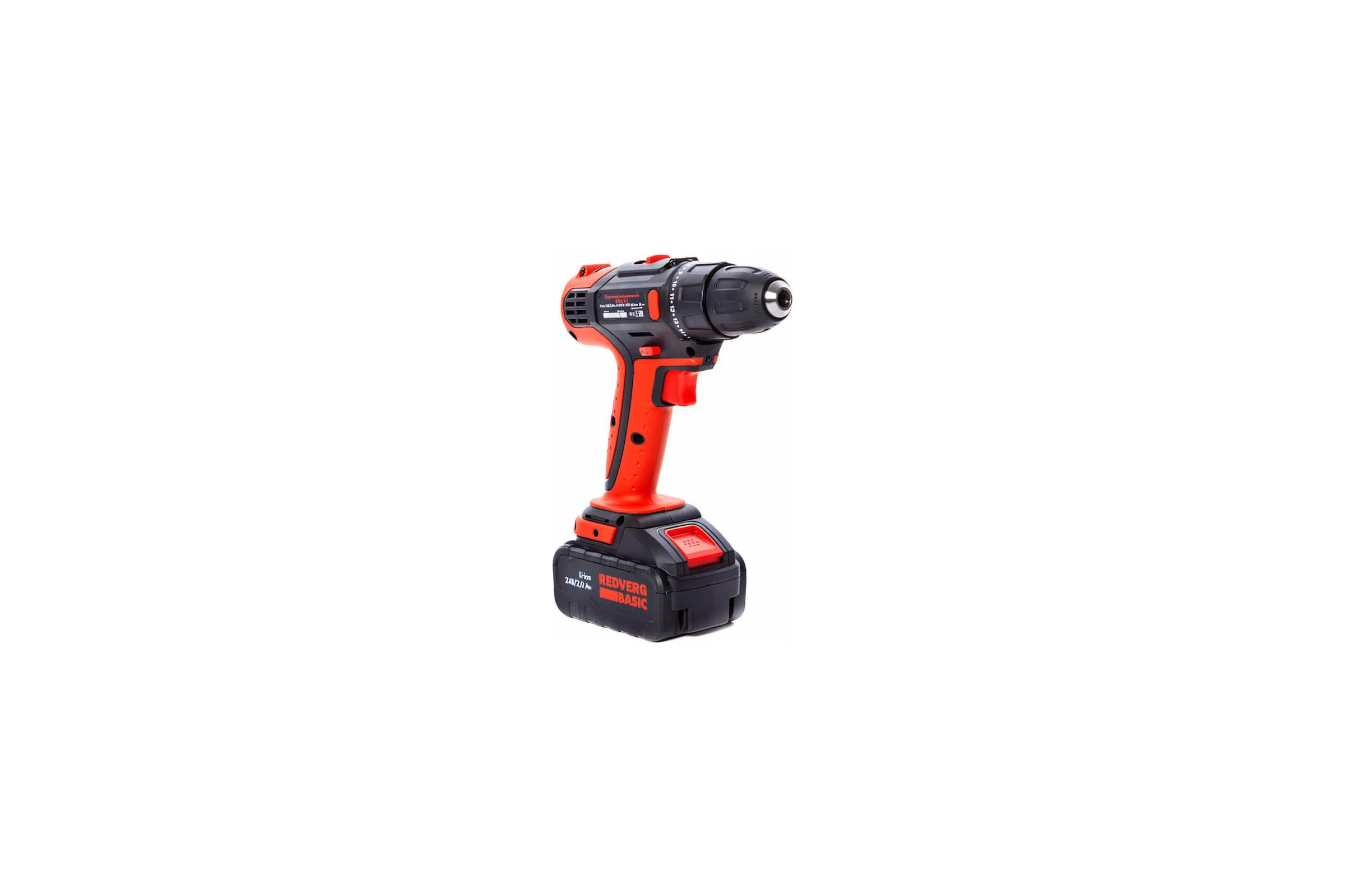 Аккумуляторная дрель-шуруповерт REDVERG Basic SD24L/2-2 6663428
