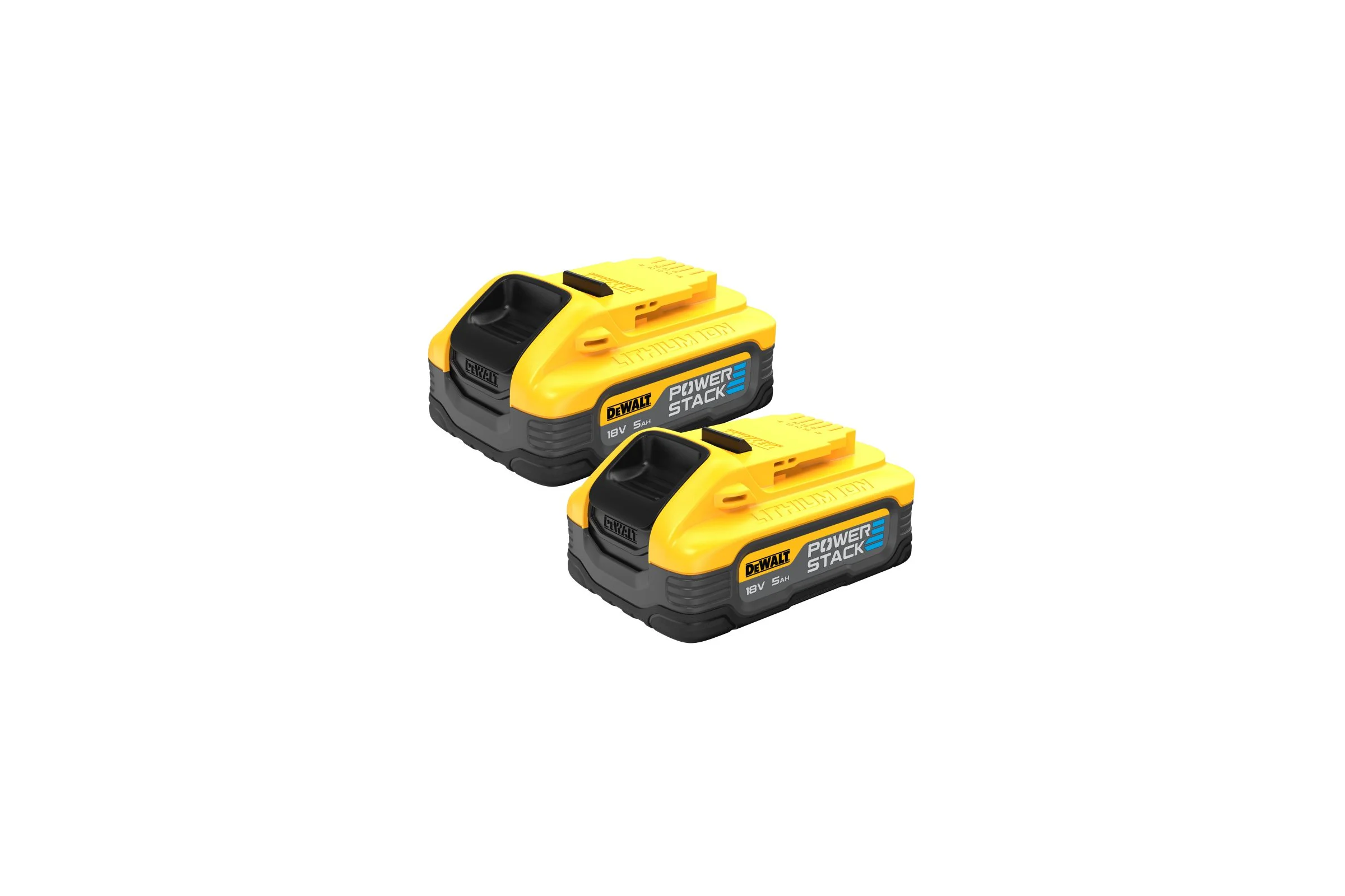 Аккумулятор DEWALT POWERSTACK DCBP518H2, Li-Ion, 18В, 5Ач, 2шт. DCBP518H2-XJ