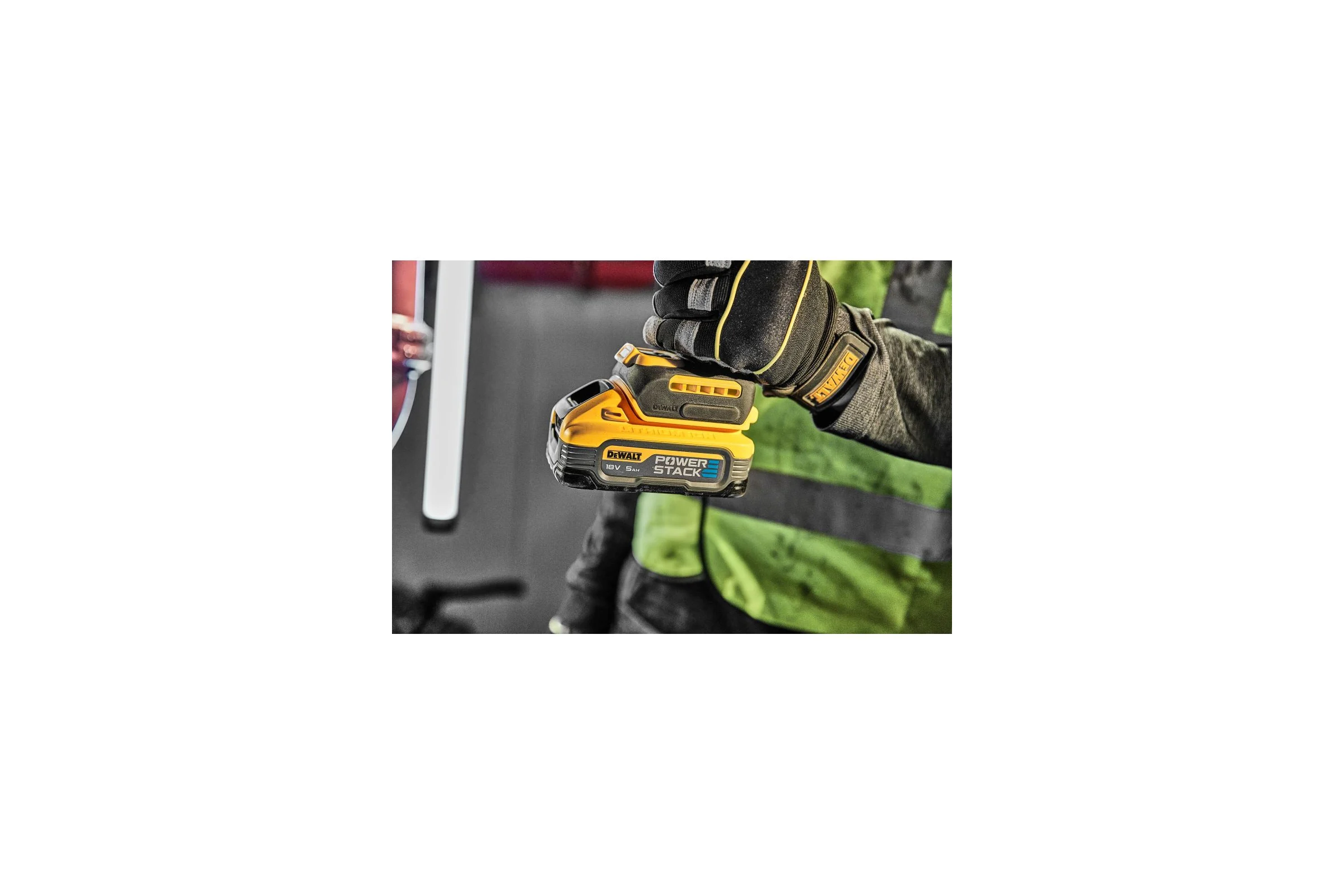 Аккумулятор DEWALT POWERSTACK DCBP518H2, Li-Ion, 18В, 5Ач, 2шт. DCBP518H2-XJ