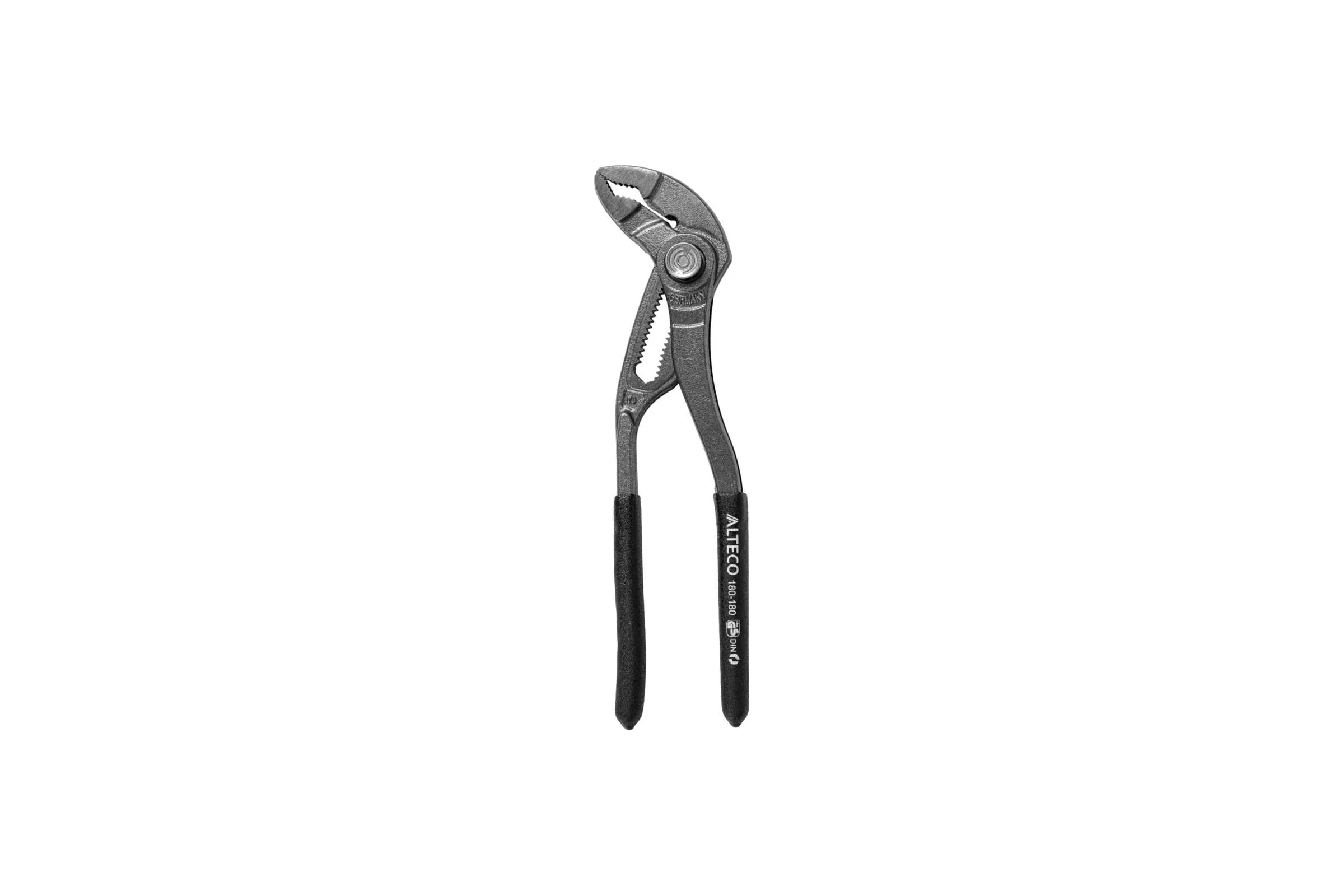 Клещи переставные ALTECO xPRESS 180 мм, с кнопкой, пласт. рук. Industrial 0705-1K-180-X 96881