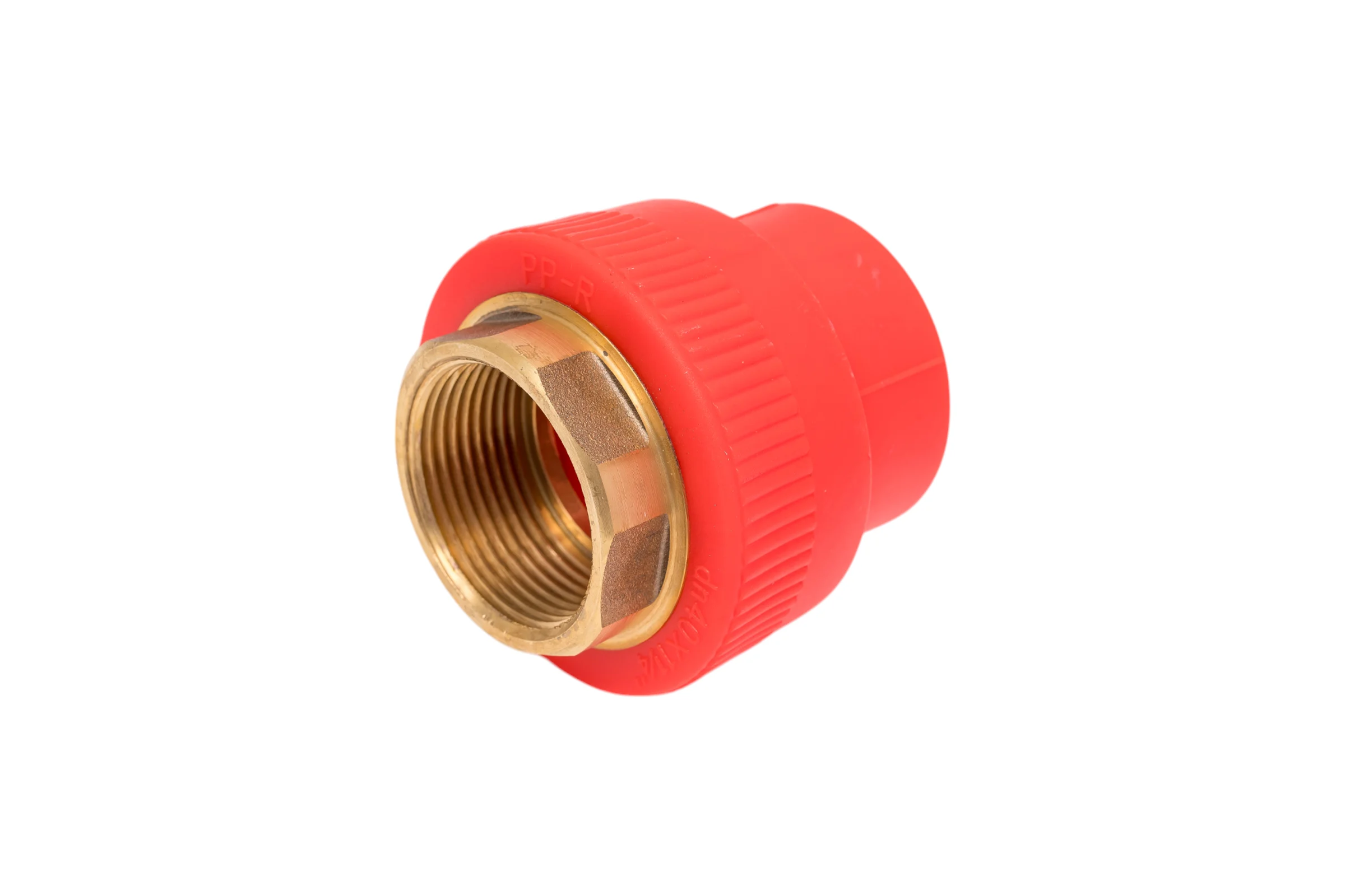 Резьбовая муфта Blue Ocean "Fire Secure" (вн) - 40x1.1/4" под ключ, противопожарный полипропилен Fire-S-B1 PPRF/HTIA(R)-40х1.1/4"