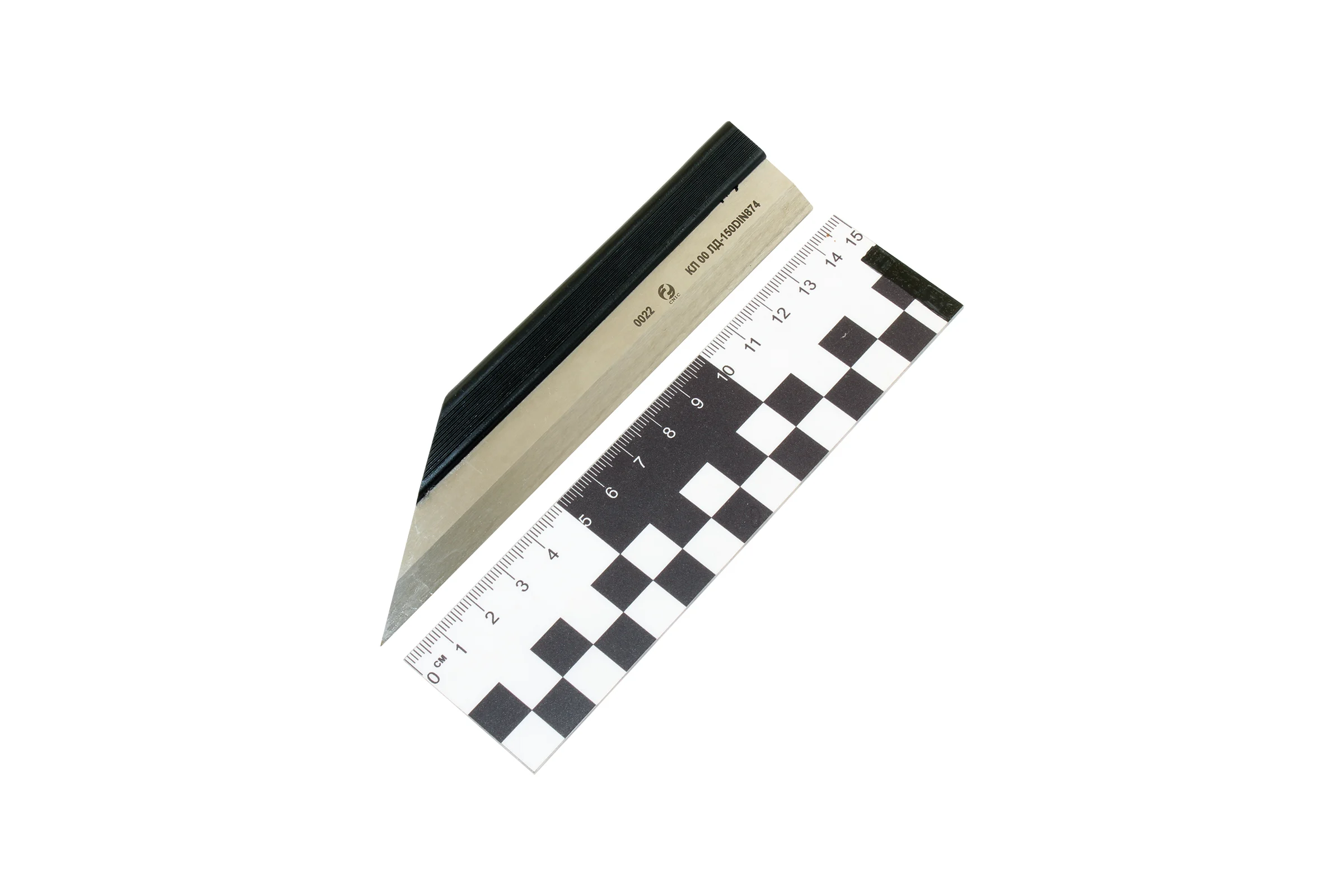 Линейка лекальная CNIC тип ЛД- 150x30гр кл.точн.00 с двухсторонним скосом ножевидной формы 76450