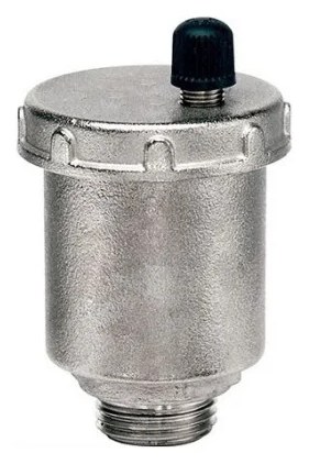 Автоматический прямой воздухоотводчик ViEiR 1/2″ никелированный для радиаторов и коллекторов PF507