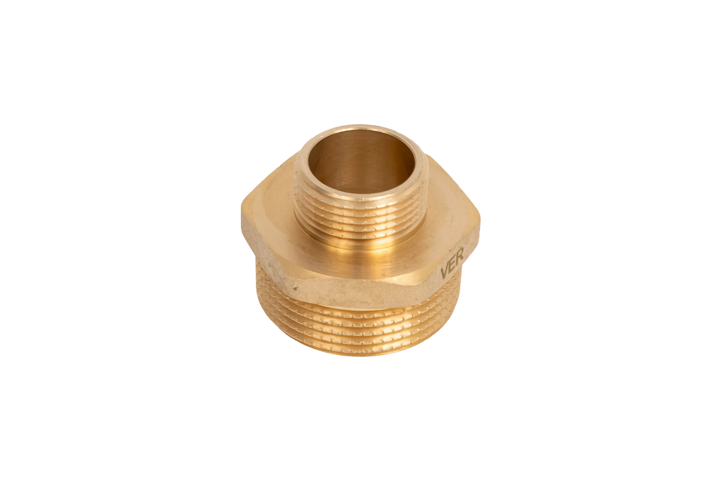 Ниппель переходной латунный ViEiR 3/4 ш × 11/4 ш (две наружные резьбы) SH64