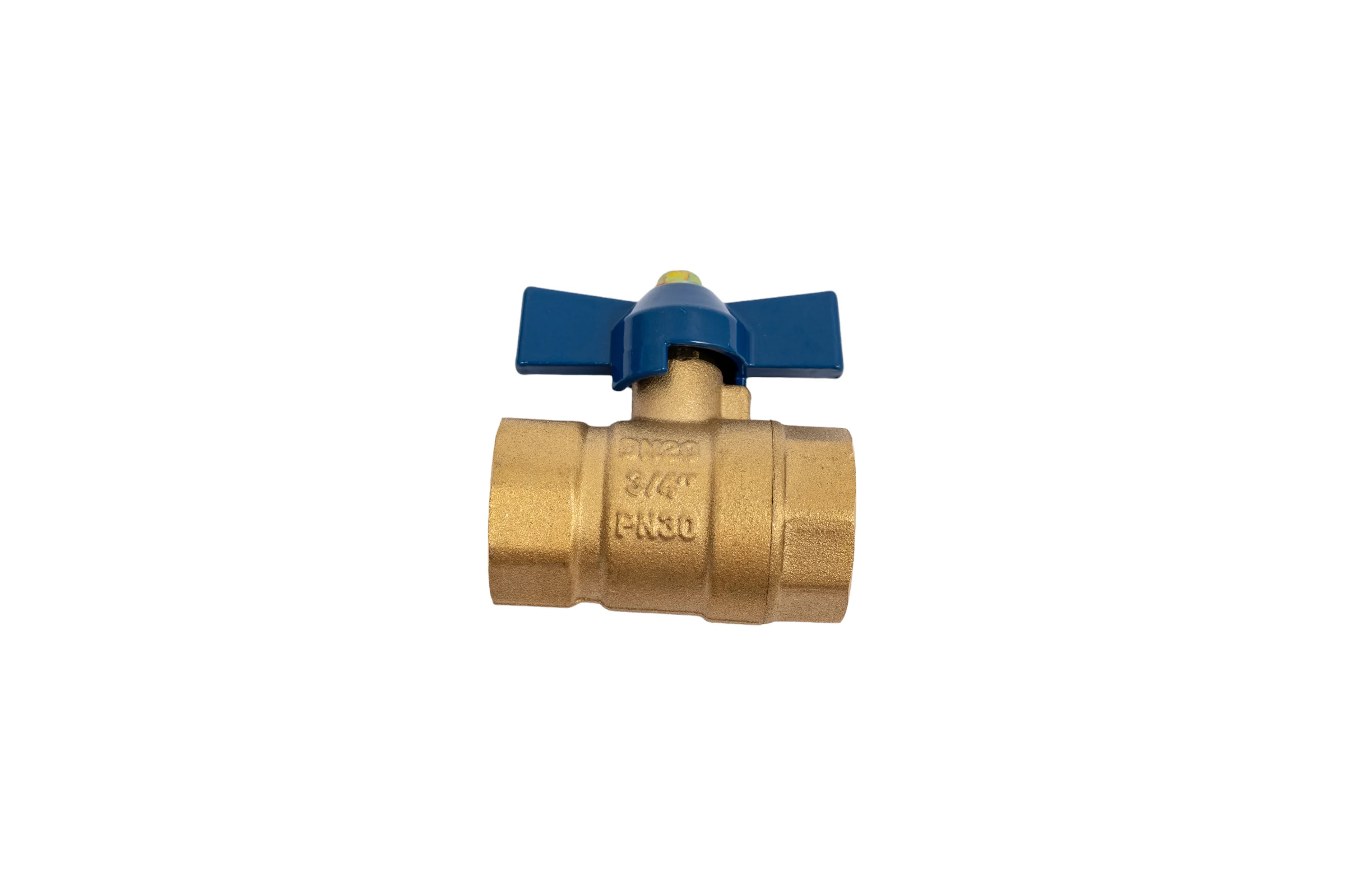 Шаровой кран Zox 3/4'' вн/вн, бабочка 519283