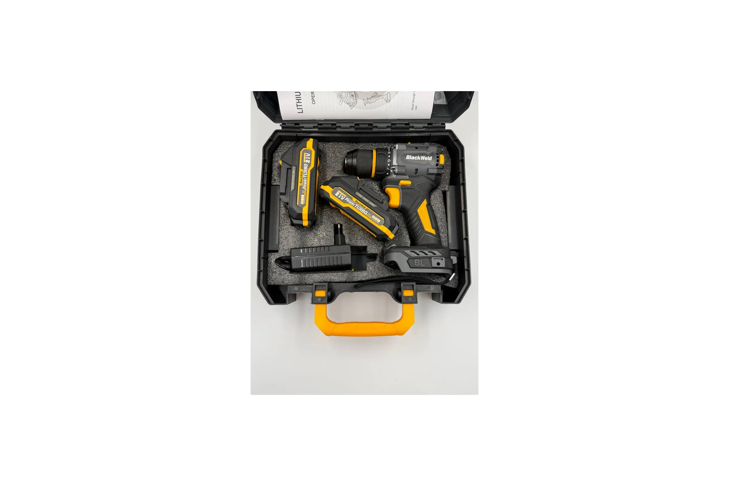 Дрель-шуруповерт аккумуляторная BlackWeld 21V 1.5Ah 150242