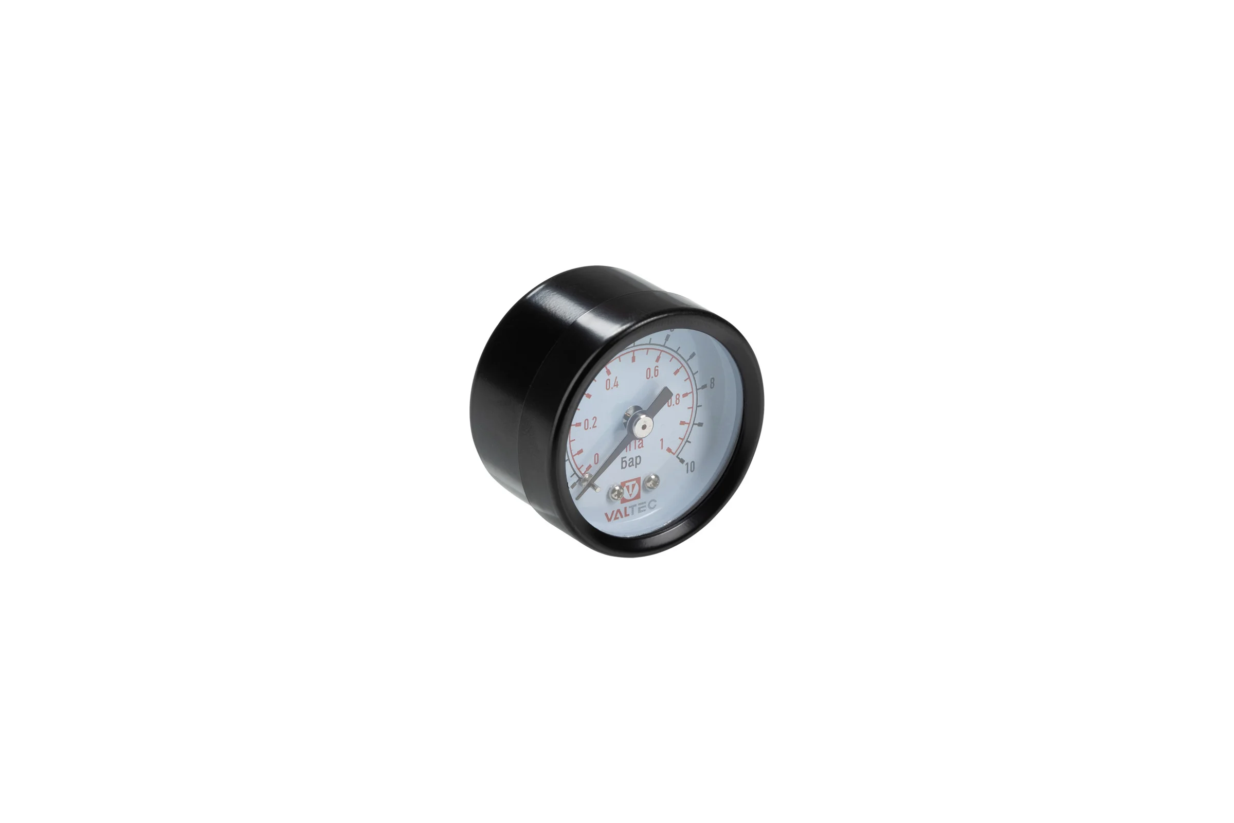 Манометр-индикатор с осевым подключением Valtec; 50мм; 0-4 бар; 1/4 VT.TM50.TF.02