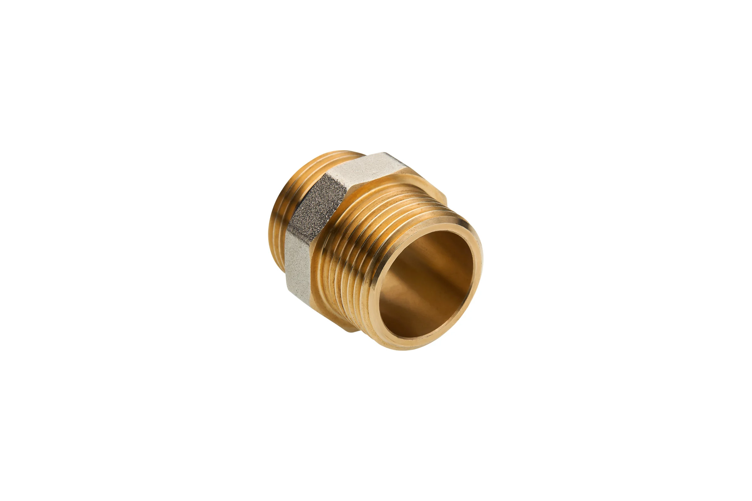Фитинг резьбовой Valtec ниппель коллекторный 1 х 1 нар.-нар. VTr.584.N.0006