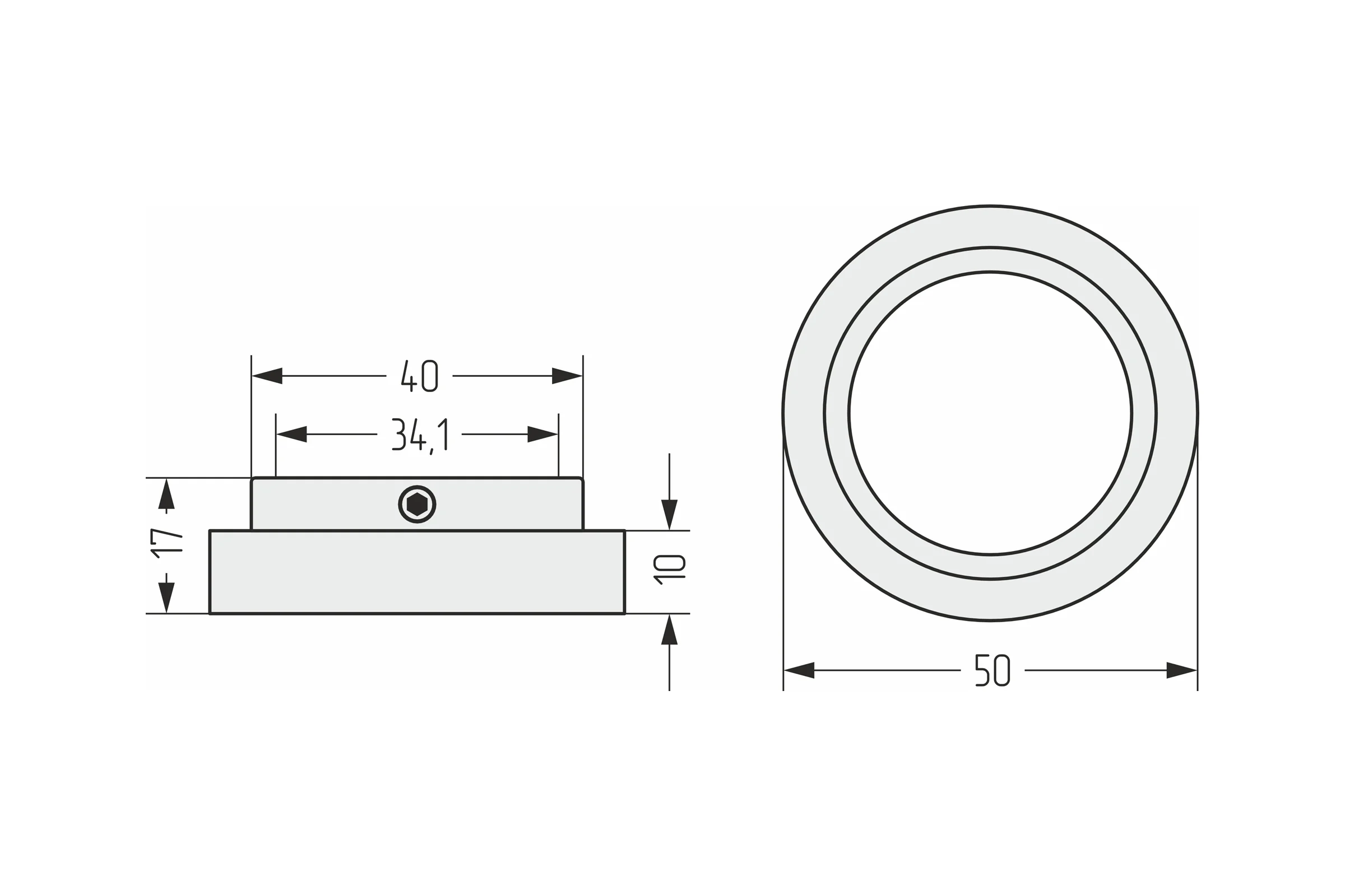 Отражатель Сунержа TUBE н/ж d-33.7 мм (к-т) Шампань 020-1029-0003