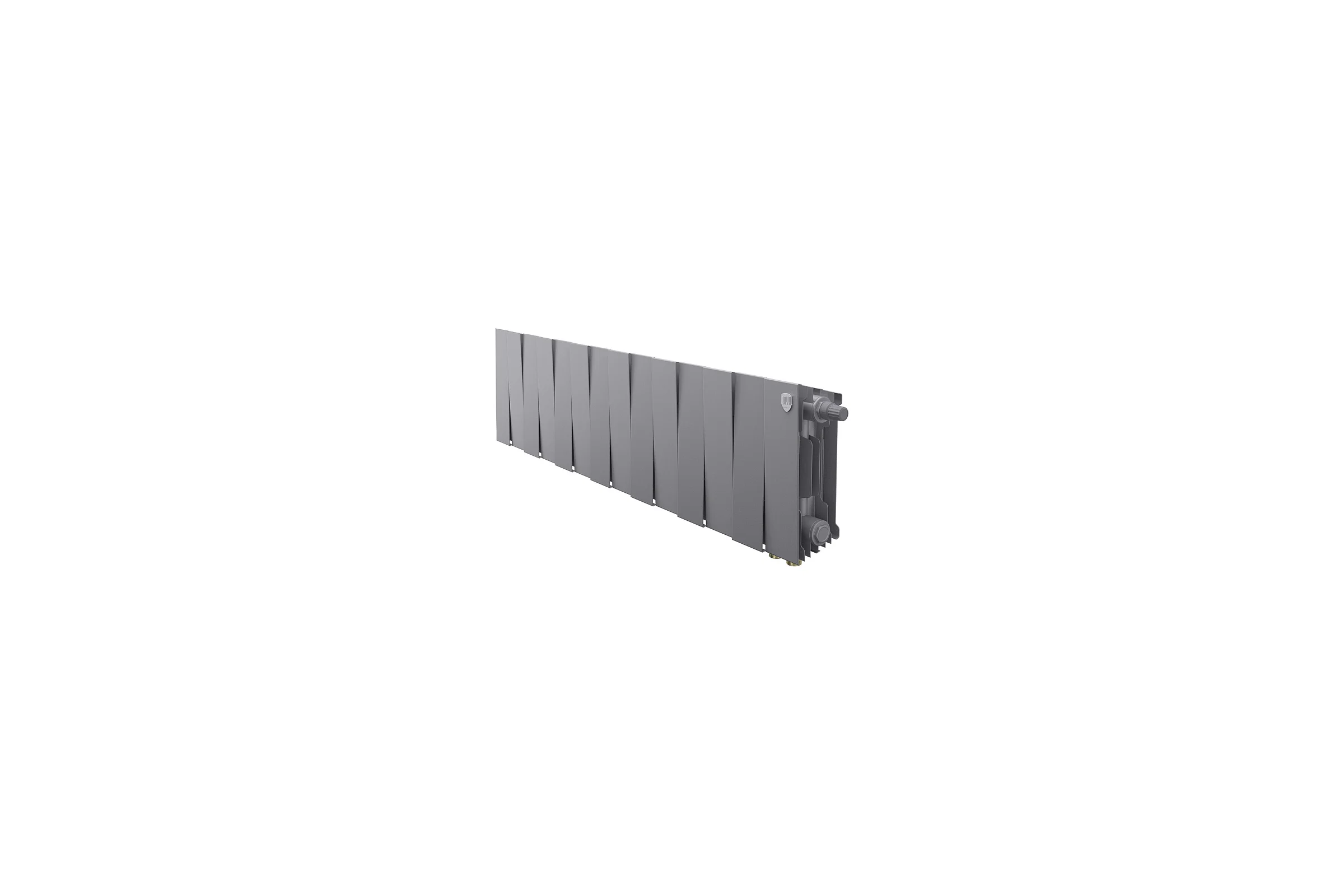Радиатор биметаллический Royal Thermo PianoForte 200 Серебристый VR80- 14 секц. НС-1682316
