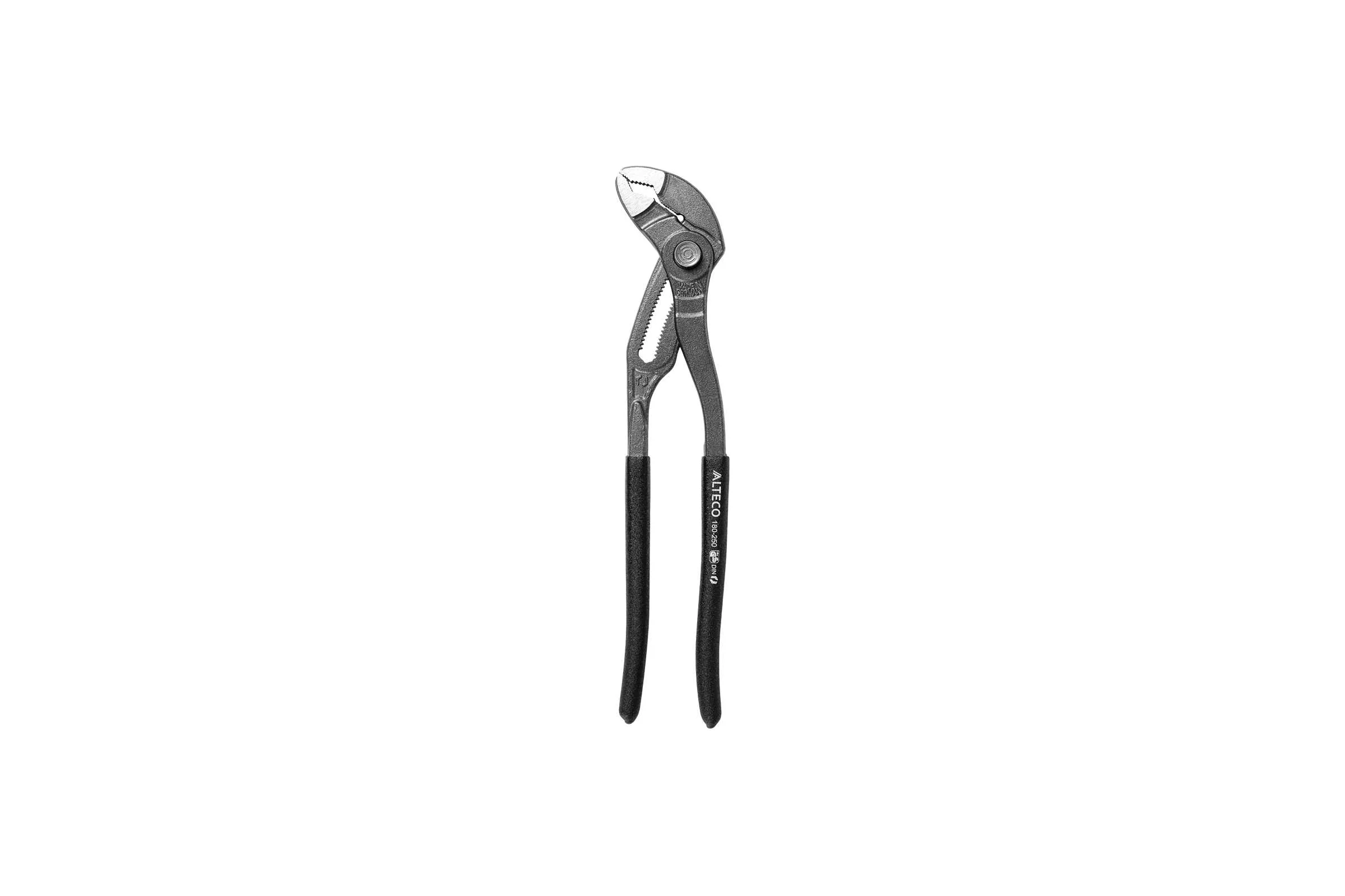 Клещи переставные ALTECO xPRESS 250 мм с кнопкой, пласт. рук. Industrial 0705-1K-250-X 96882