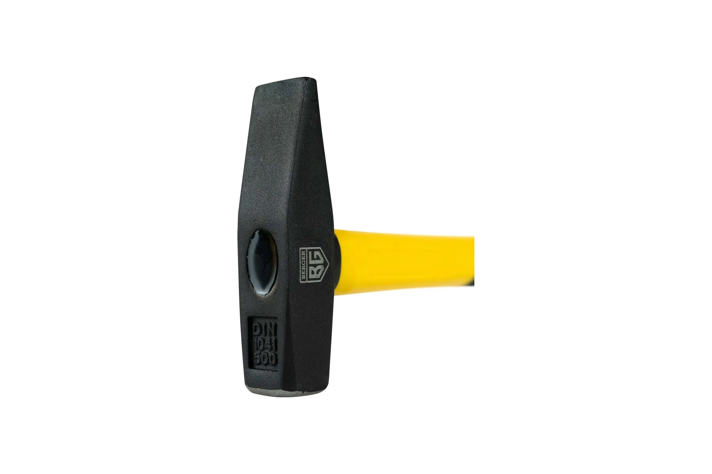 Слесарный молоток Berger BG кованый, фиберглассовая рукоятка, 500 г BG1514