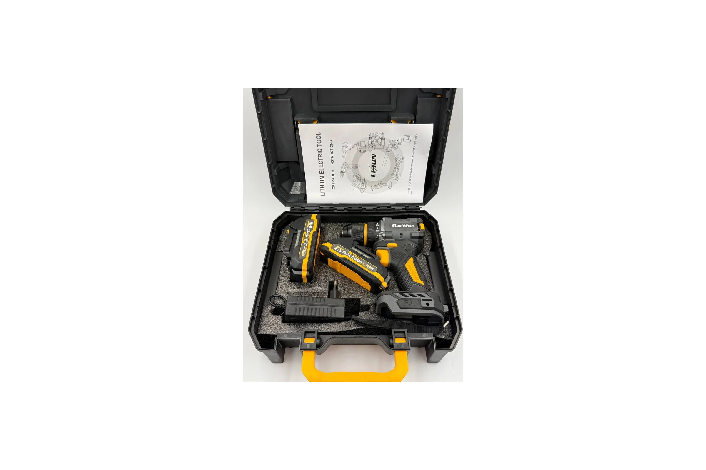 Дрель-шуруповерт аккумуляторная BlackWeld 21V 2.0Ah 150243