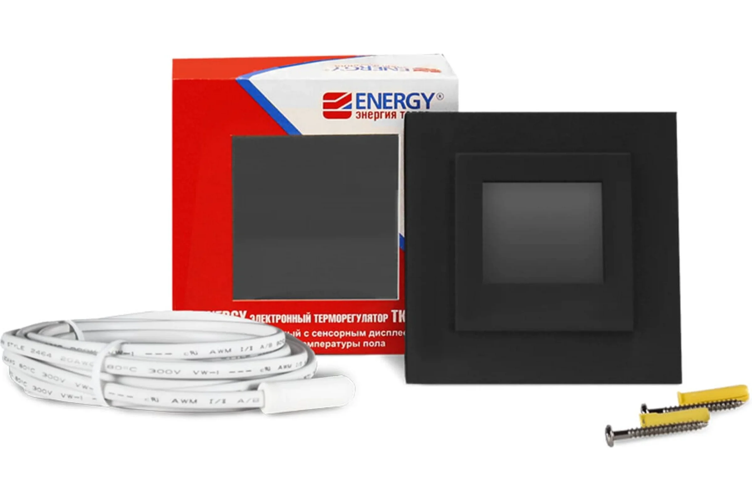 Терморегулятор ENERGY TK 08 new design черный 00-УТ-00842