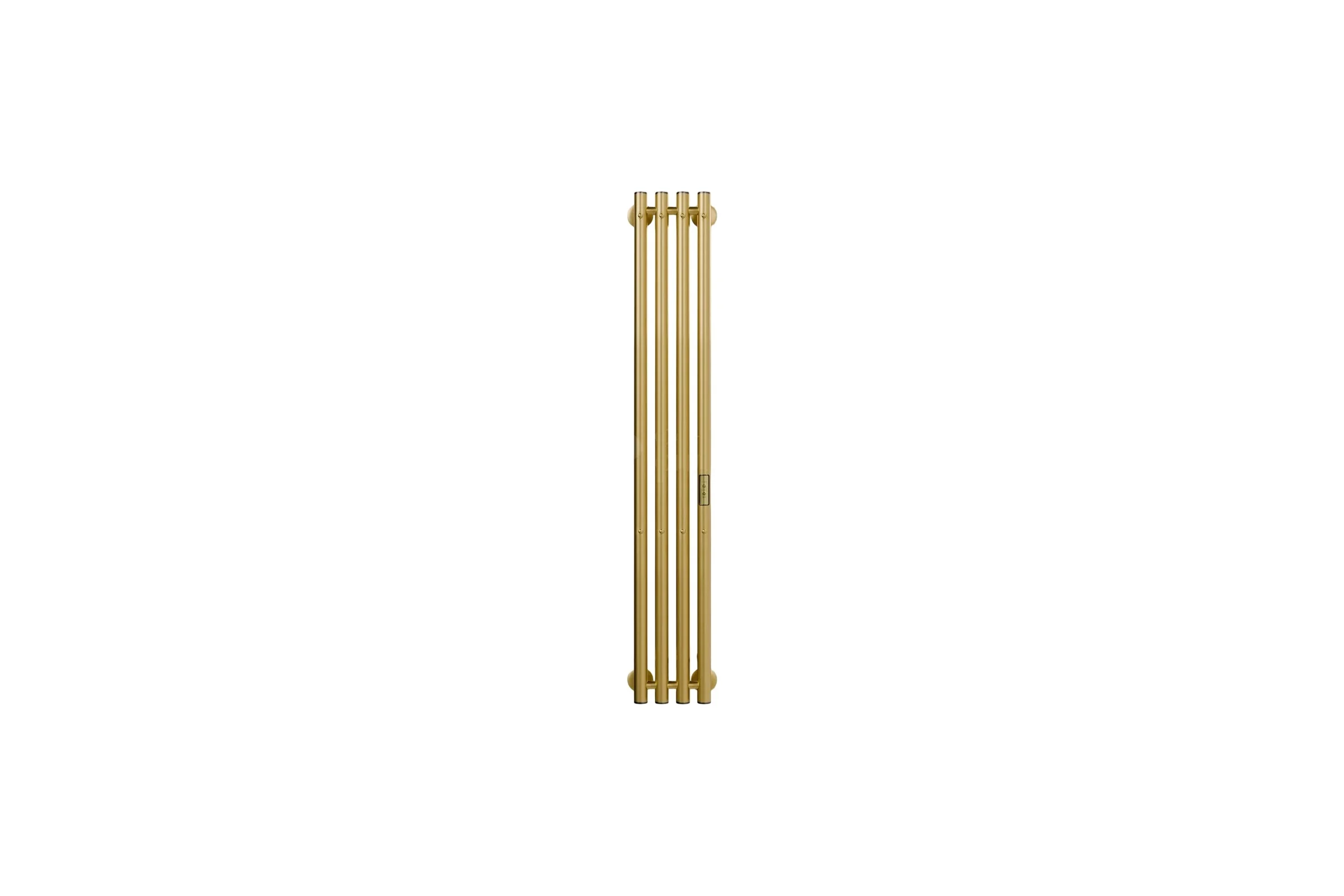 Электрический полотенцесушитель INDIGO Style 4 (electro) 120/18 (скр.монтаж, унив.подкл.R/L, Milky Gold) LSE120-18MKGDRt