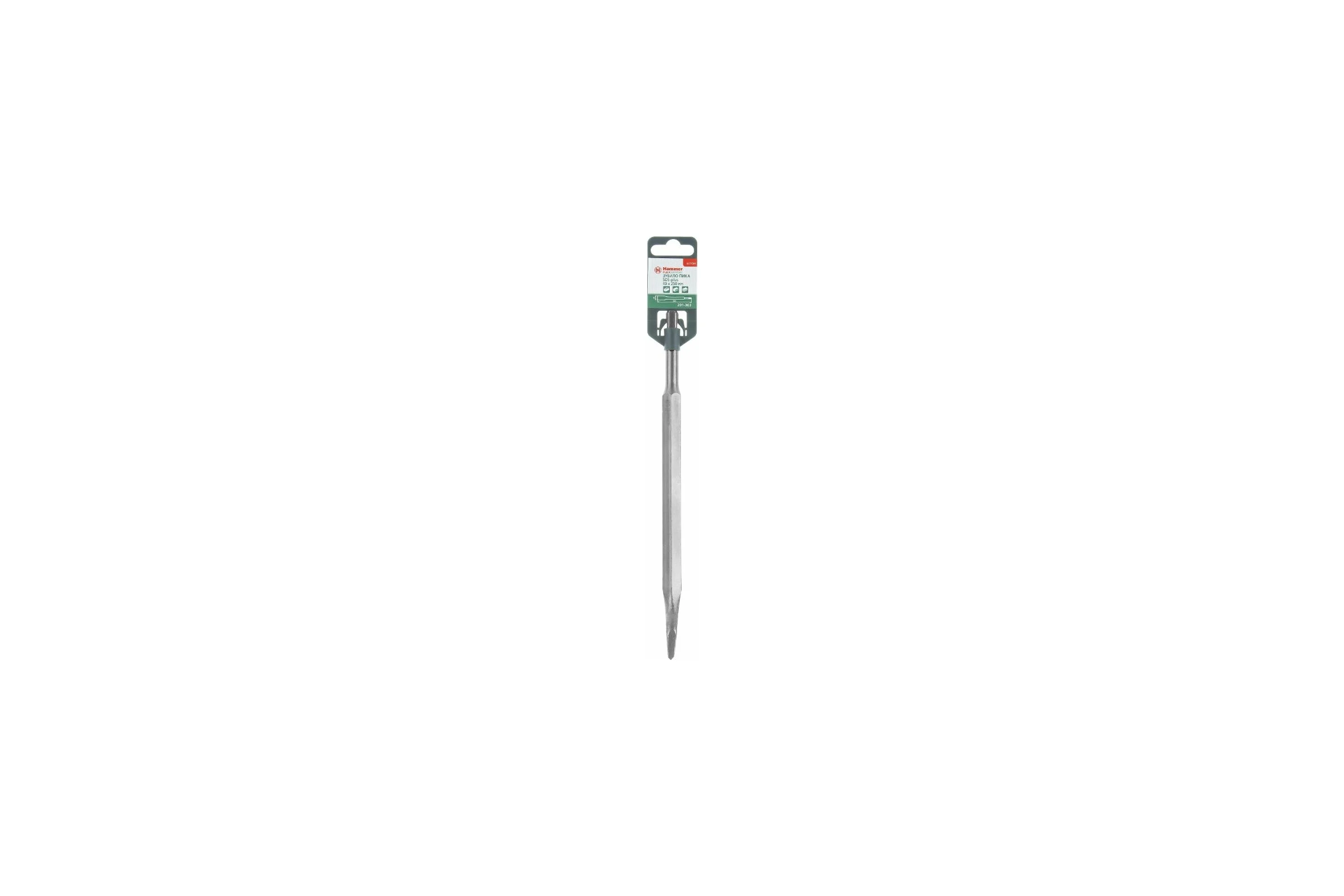Зубило плоское Flex DR CH (40х250 мм; SDS-plus) Hammer 30779 201-303