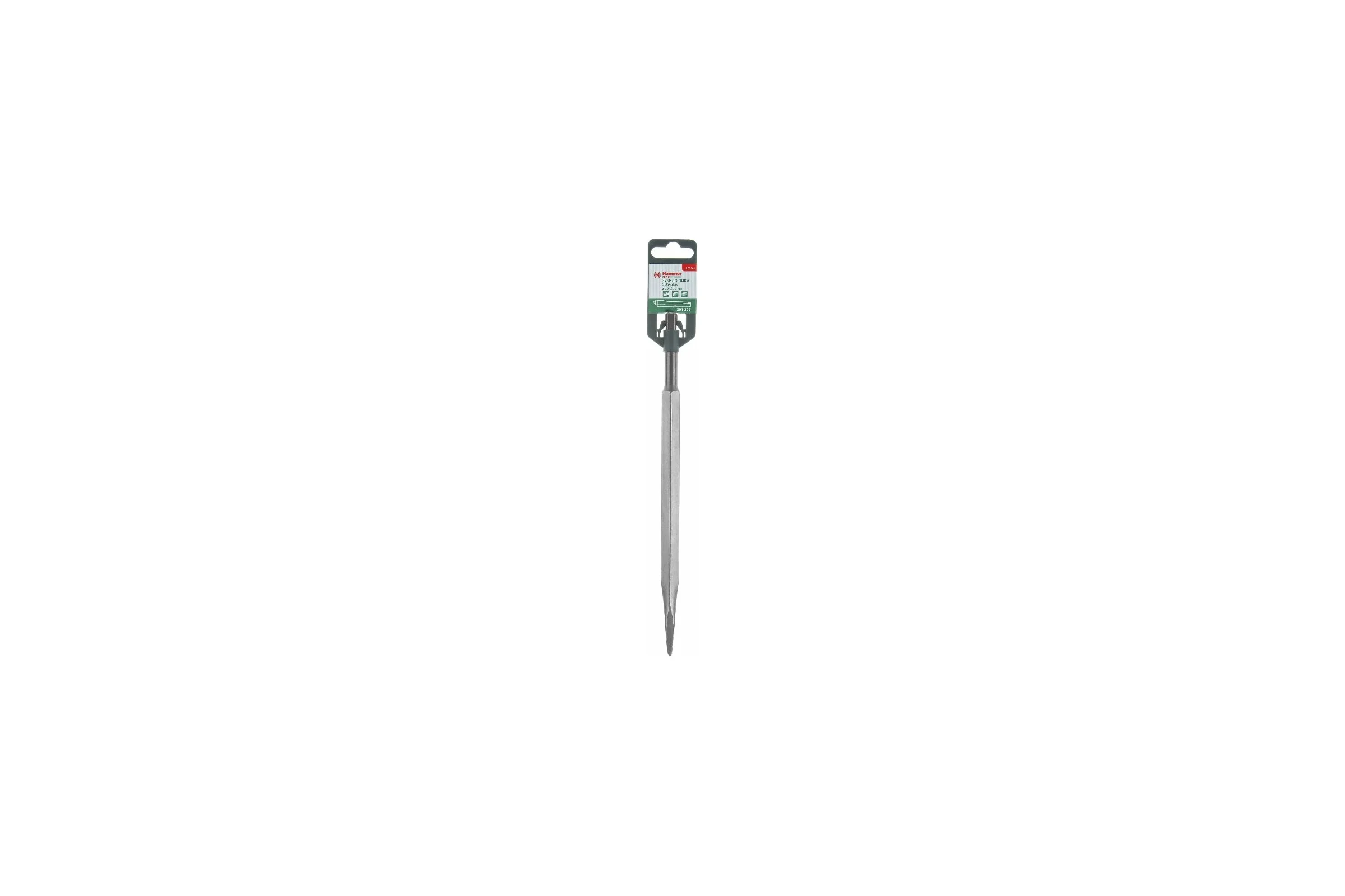 Зубило плоское Flex DR CH (20х250 мм; SDS-plus) Hammer 30778 201-302
