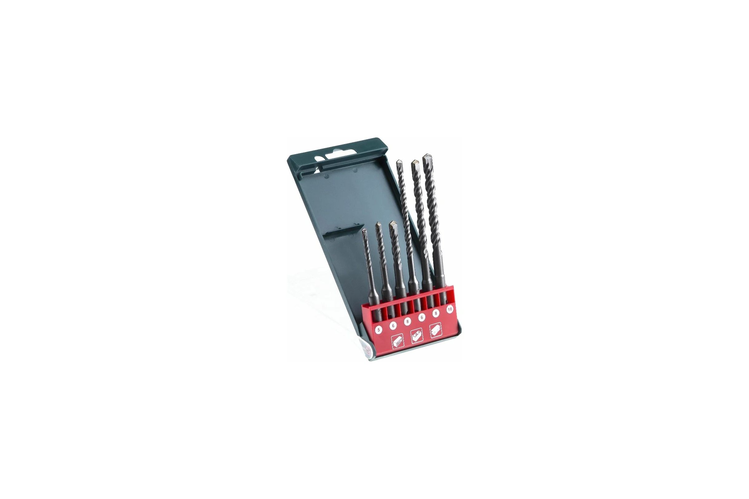 Набор буров Flex DR No2 (6 шт; 5/6/8x110 мм; 6/8/10x160 мм; SDS-plus) Hammer 30776 201-902