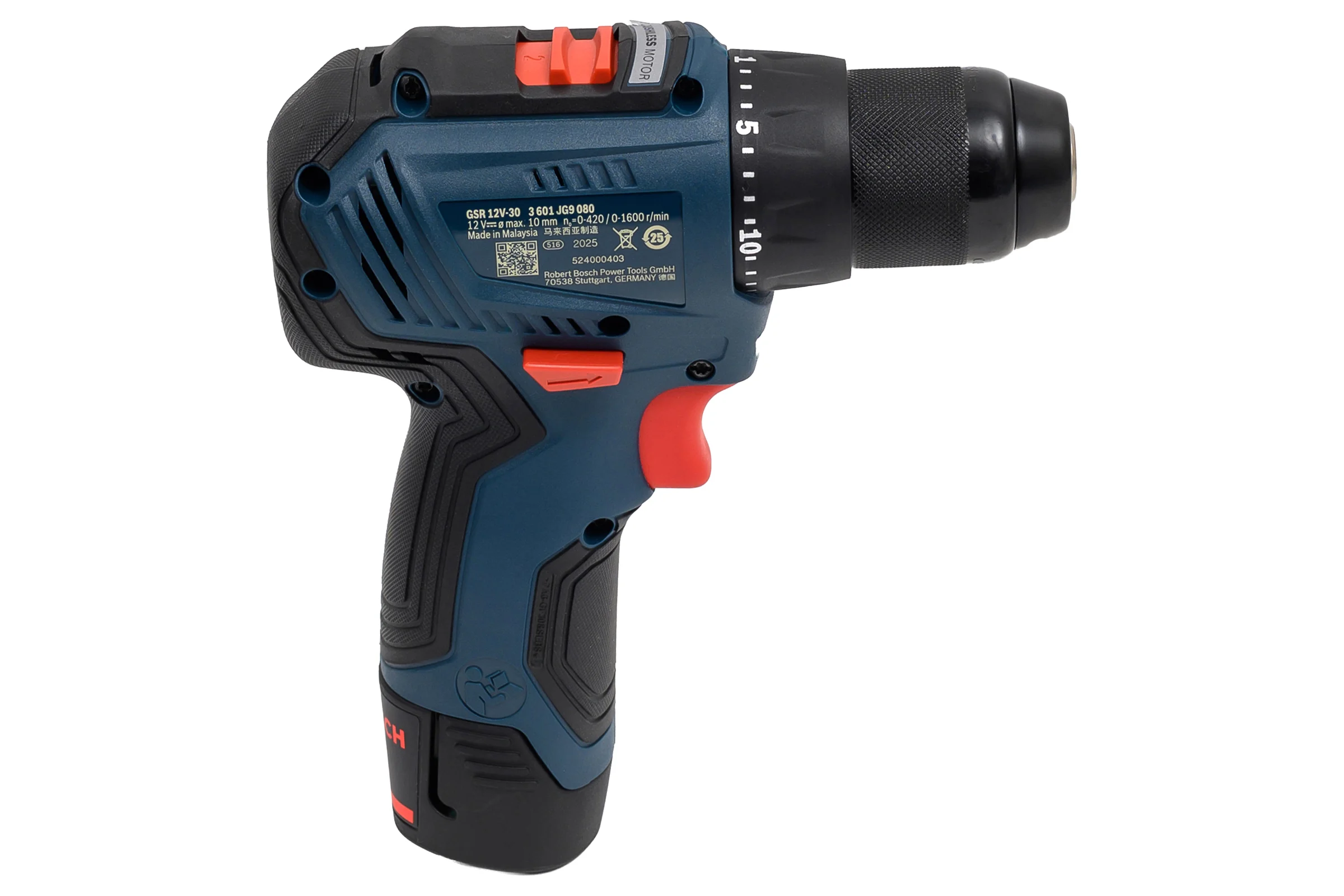 Аккумуляторный бесщеточный шуруповерт Bosch GSR 12V-30 06019G9080 GSR12V-30 06019G9080
