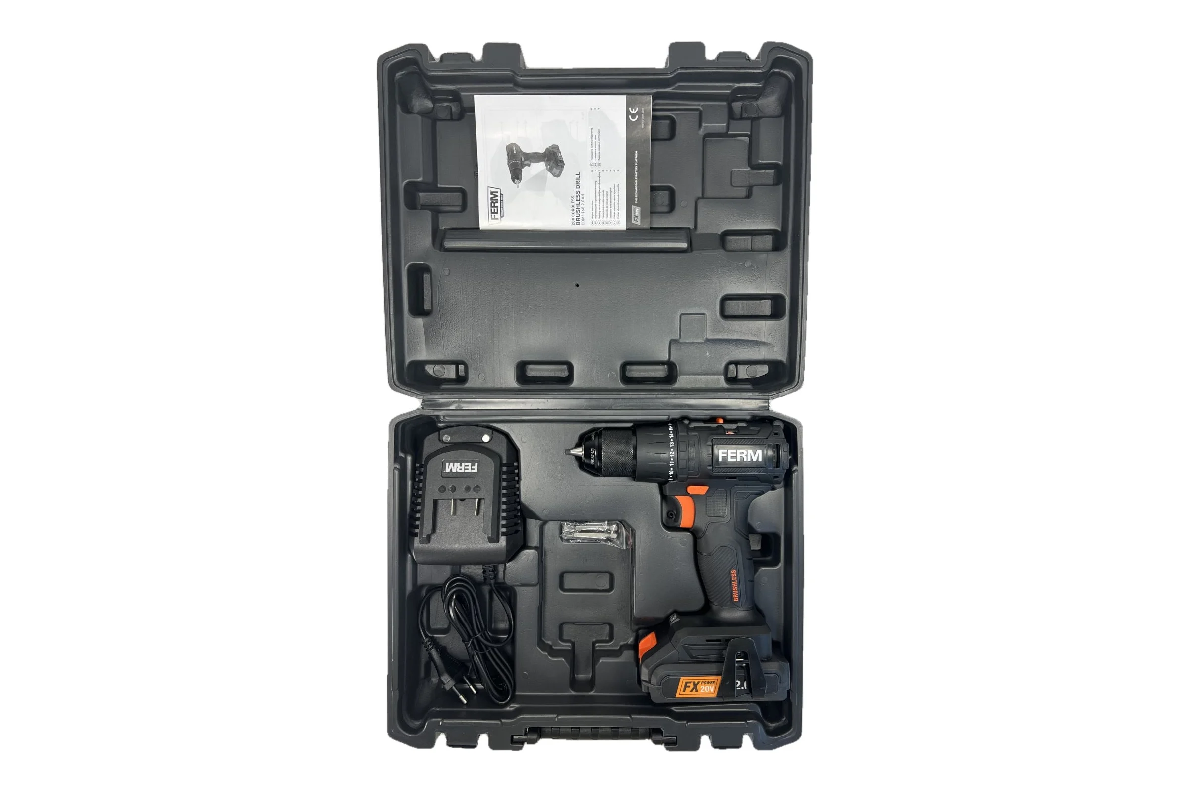 Аккумуляторная дрель-шуруповёрт FERM CDM1168