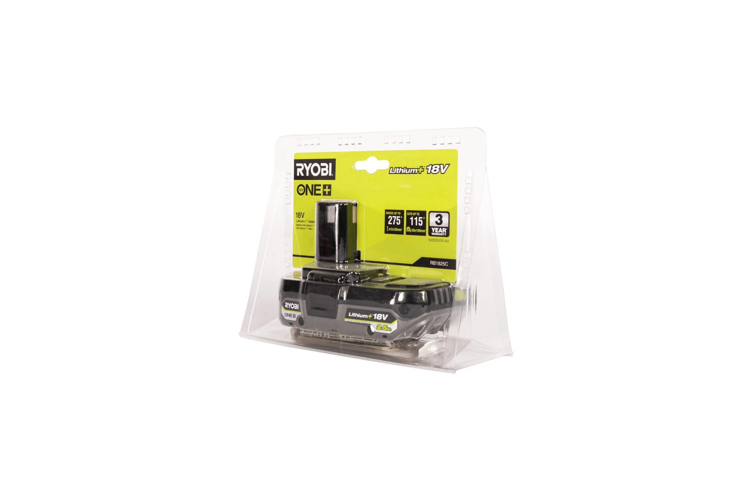 Аккумулятор RB1825C ONE+ 18В, 2.5Ач Ryobi 5133005516