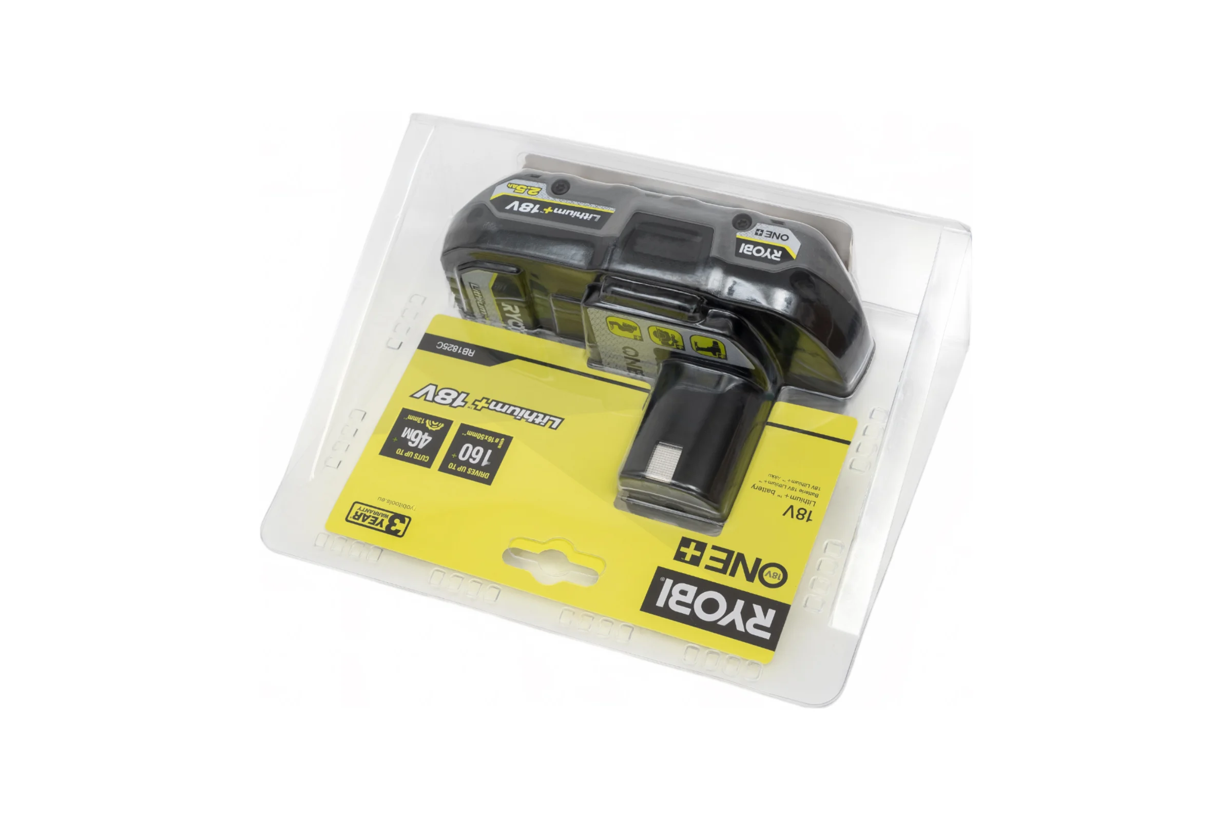 Аккумулятор RB1825C ONE+ 18В, 2.5Ач Ryobi 5133005516